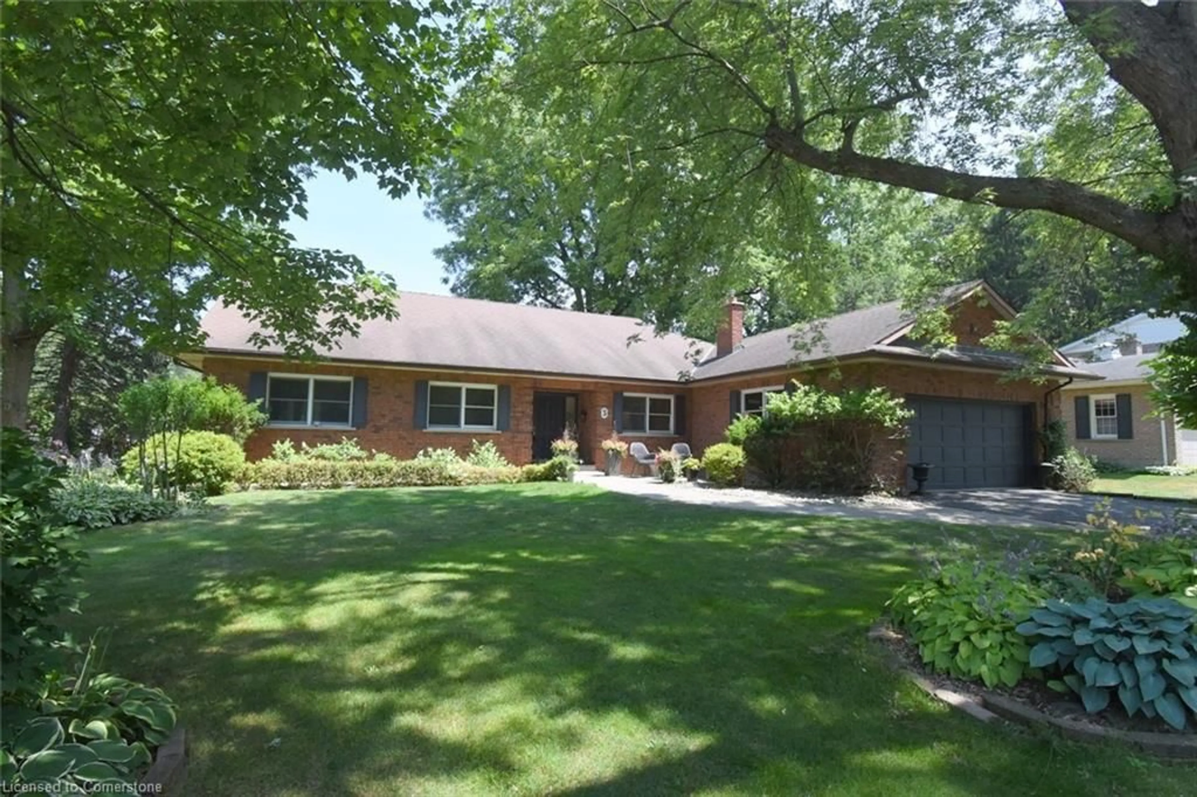 Home with brick exterior material, street for 3 Greenfield Dr, Ancaster Ontario L9G 1M2