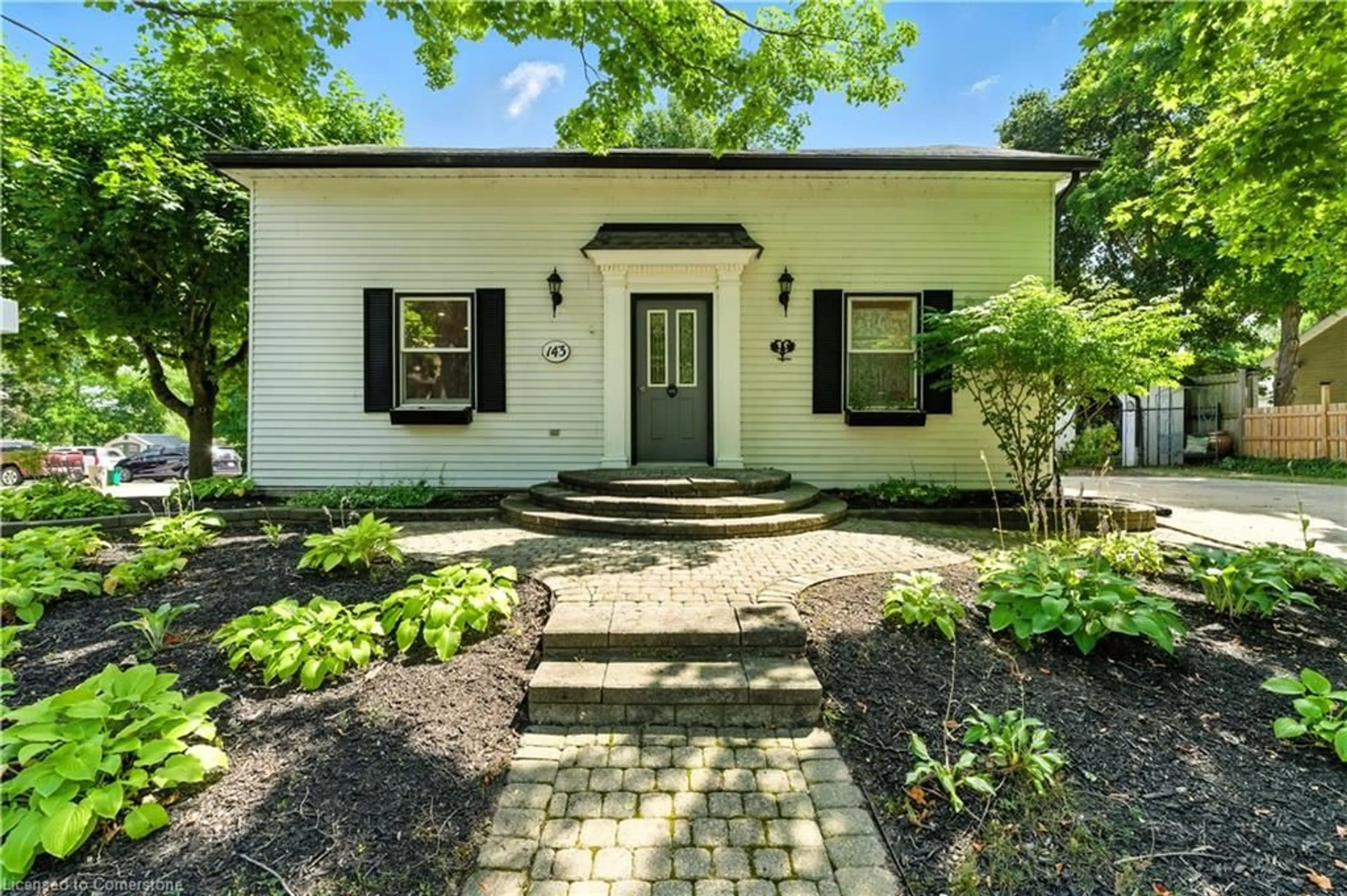 Home with brick exterior material, street for 143 Piper St, Ayr Ontario N0B 1E0