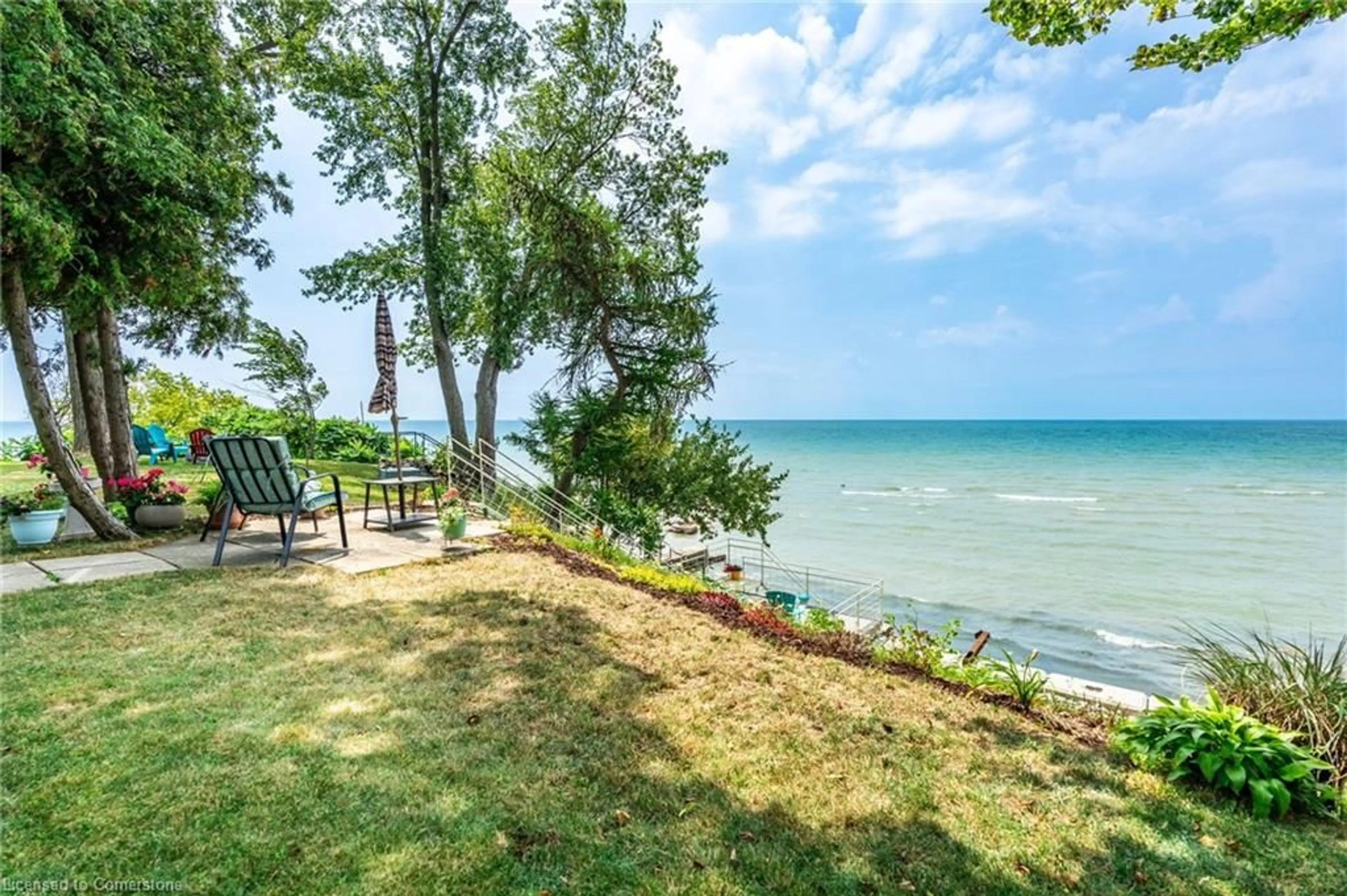 Patio, water/lake/river/ocean view for 58 Lakeside Dr, Nanticoke Ontario N0A 1L0
