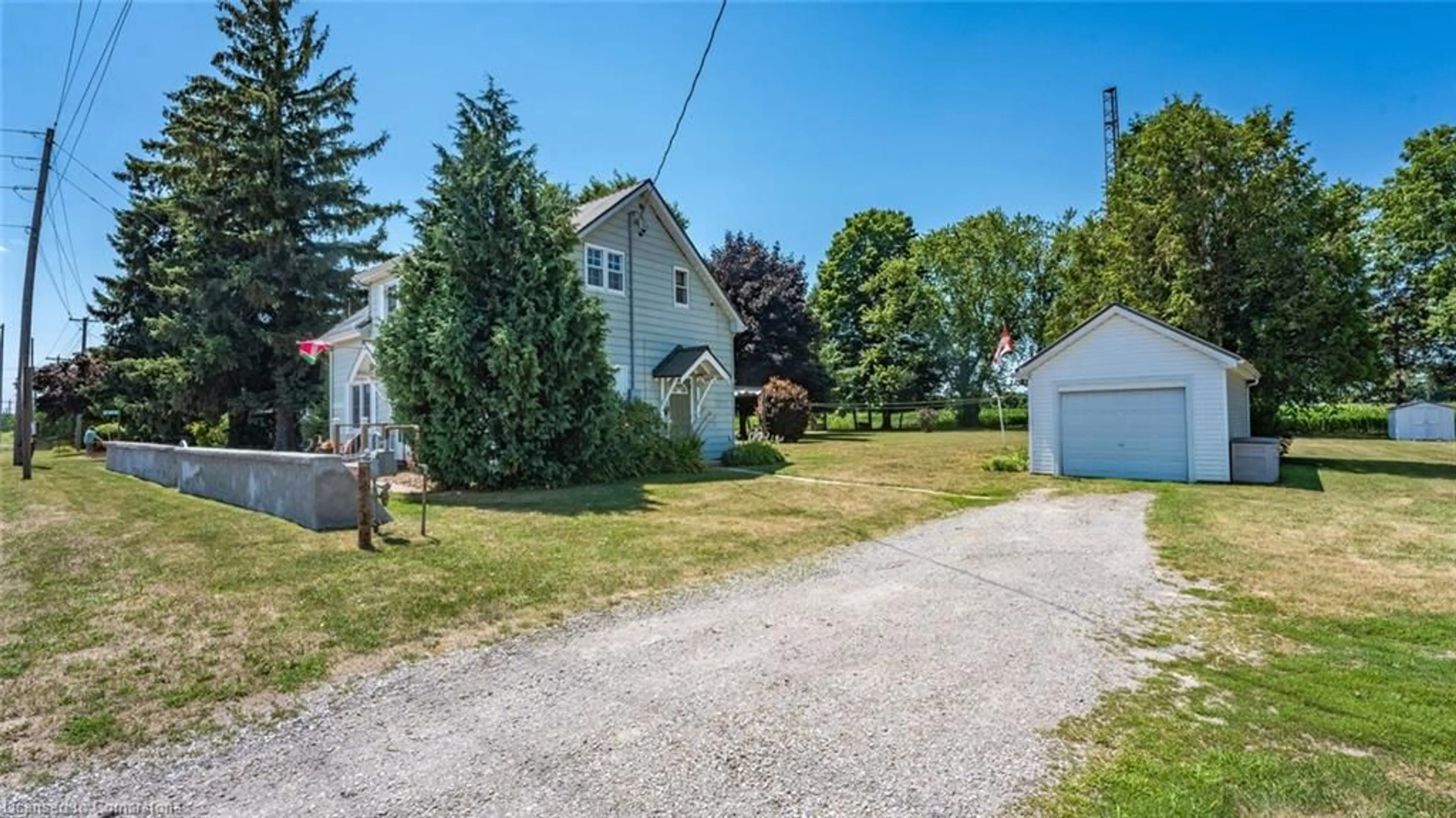 A pic from outside/outdoor area/front of a property/back of a property/a pic from drone, street for 2185 24 Hwy, Norfolk Ontario N3Y 4K2