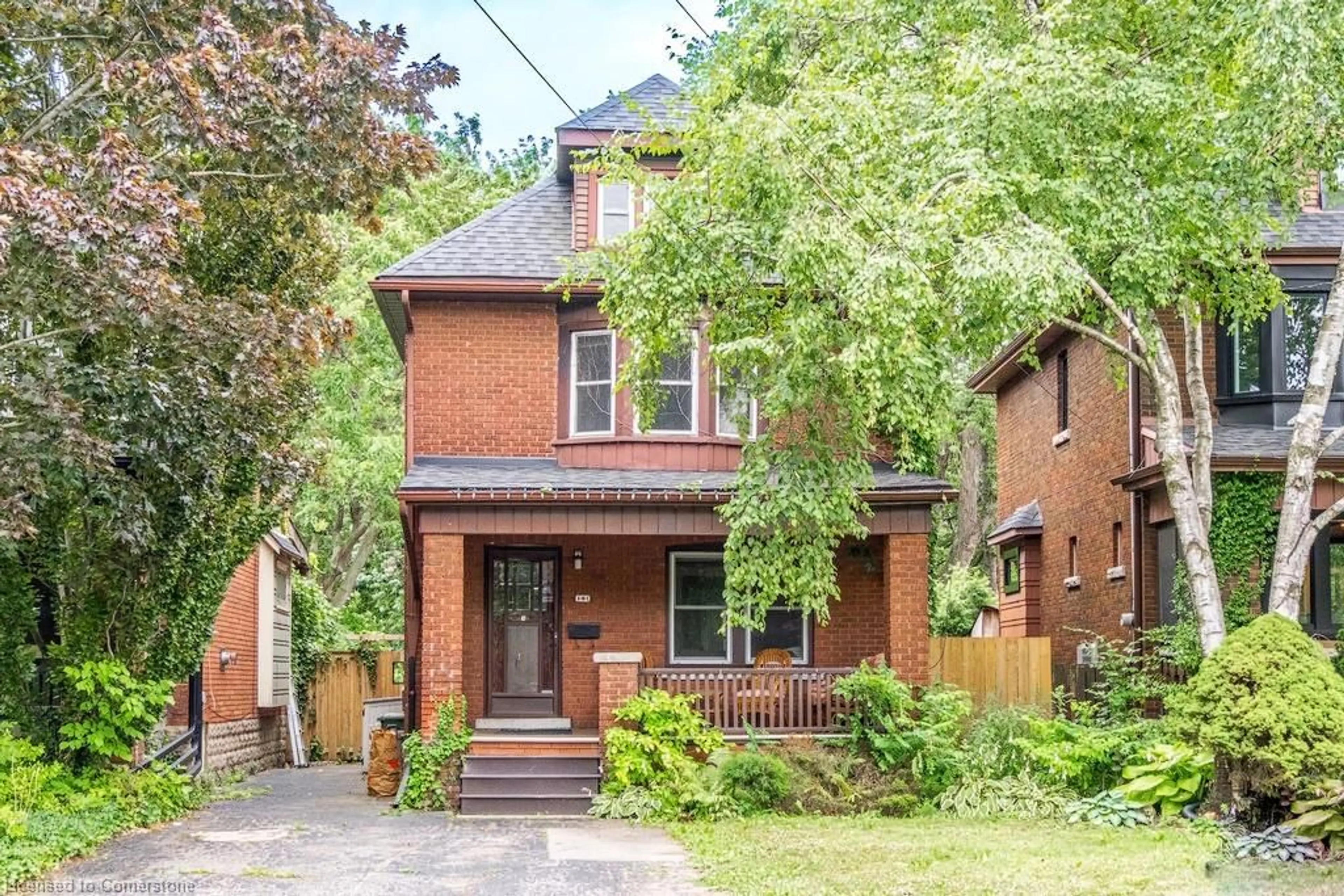 Home with brick exterior material, street for 53 South Oval, Hamilton Ontario L8S 1P7