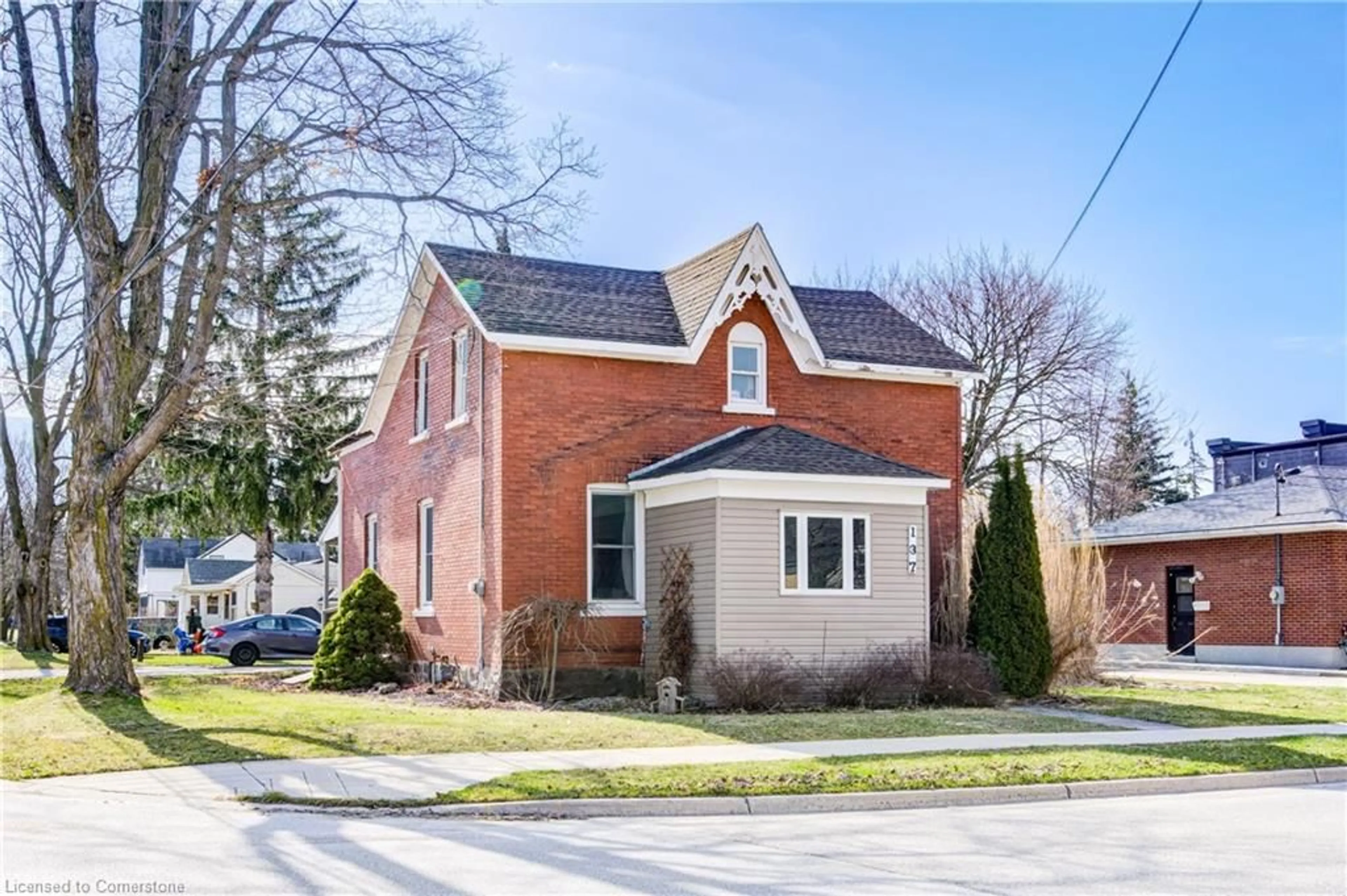Home with brick exterior material, street for 137 Wellington St, Mitchell Ontario N0K 1N0