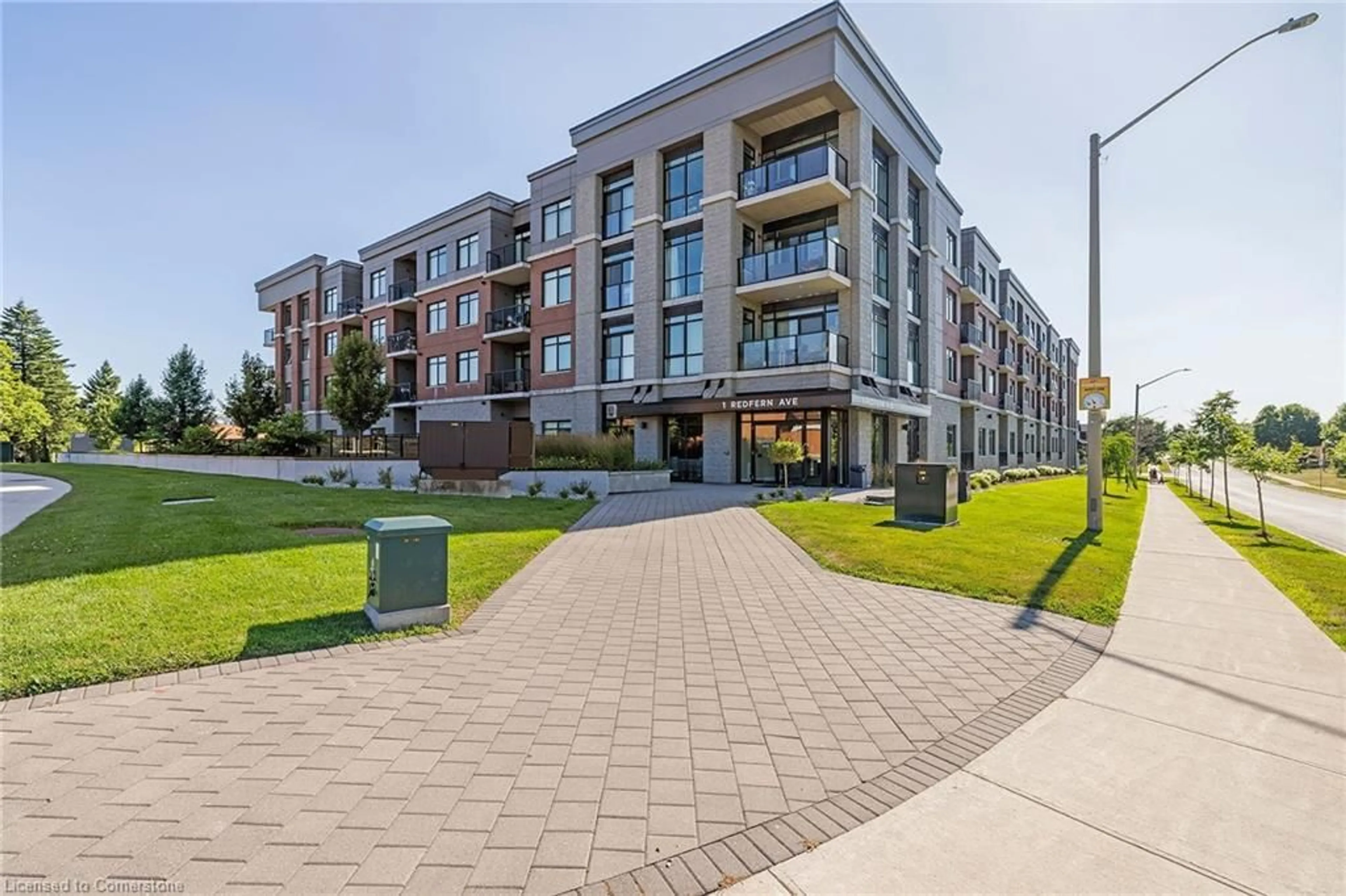 Patio, street for 1 Redfern Ave #228, Hamilton Ontario L9C 0E6