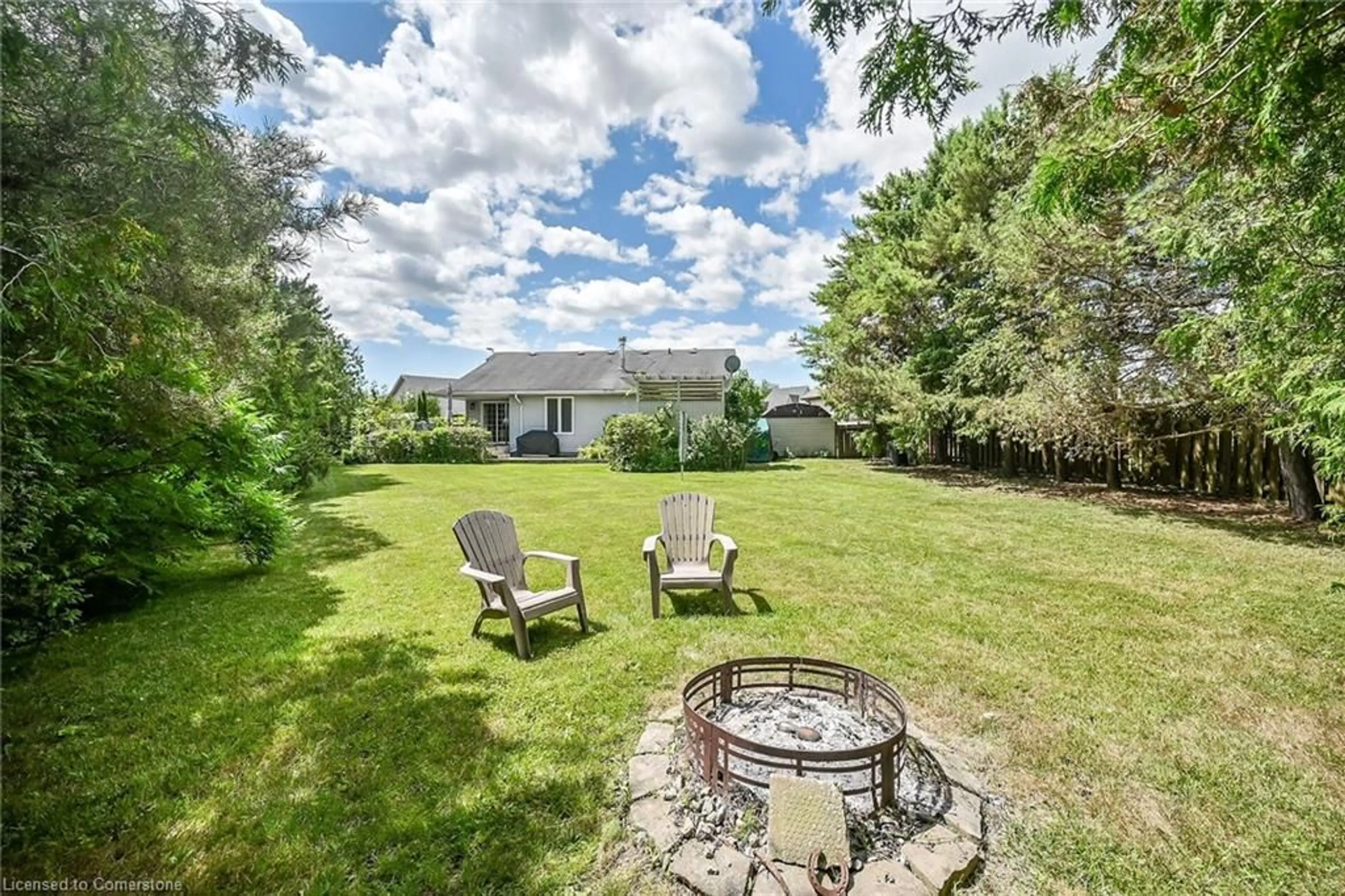 A pic from outside/outdoor area/front of a property/back of a property/a pic from drone, water/lake/river/ocean view for 33 Marley Cres, Jarvis Ontario N0A 1J0