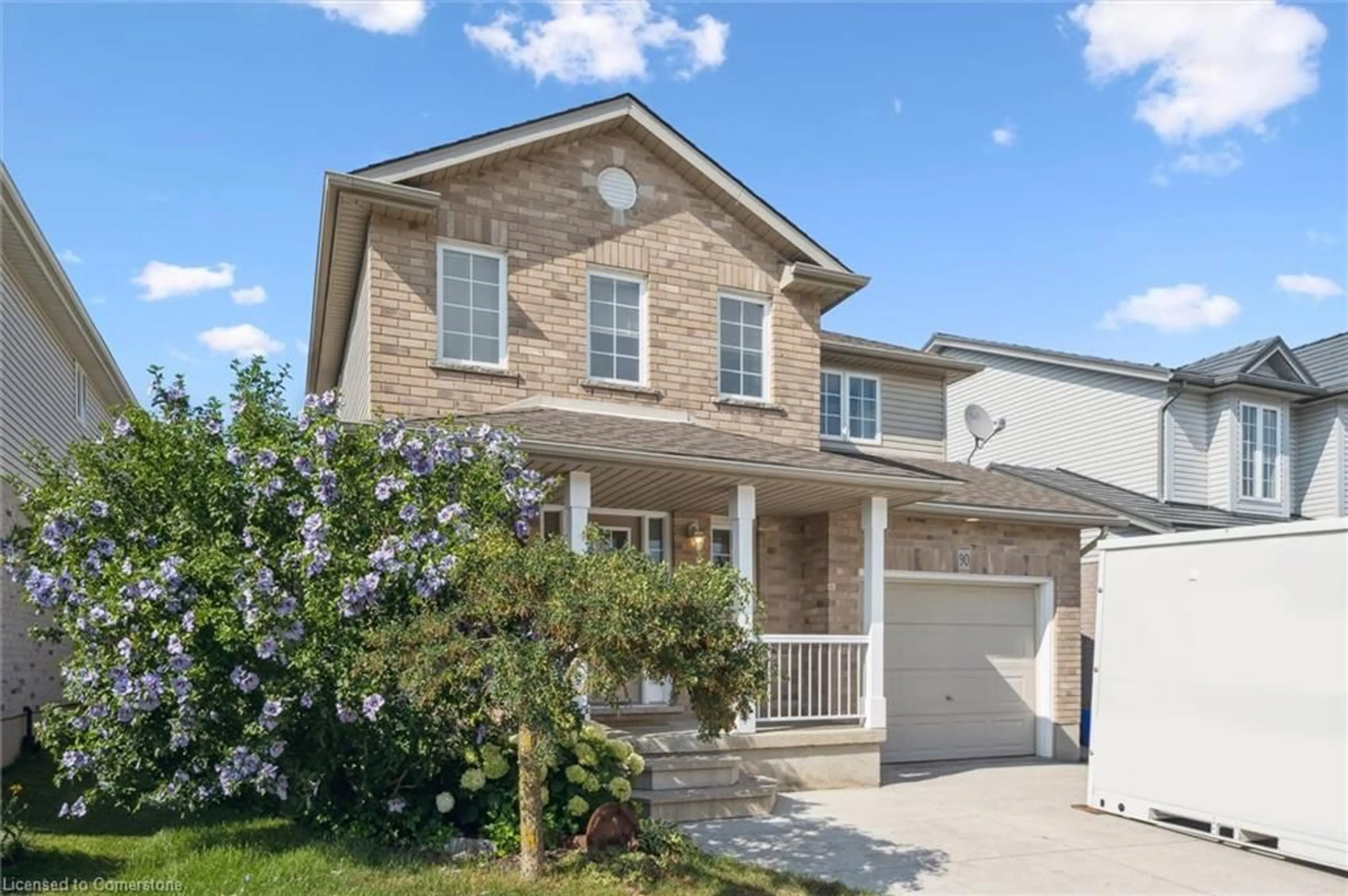 Home with brick exterior material, street for 90 Brookmead St, Elmira Ontario N3B 3L9
