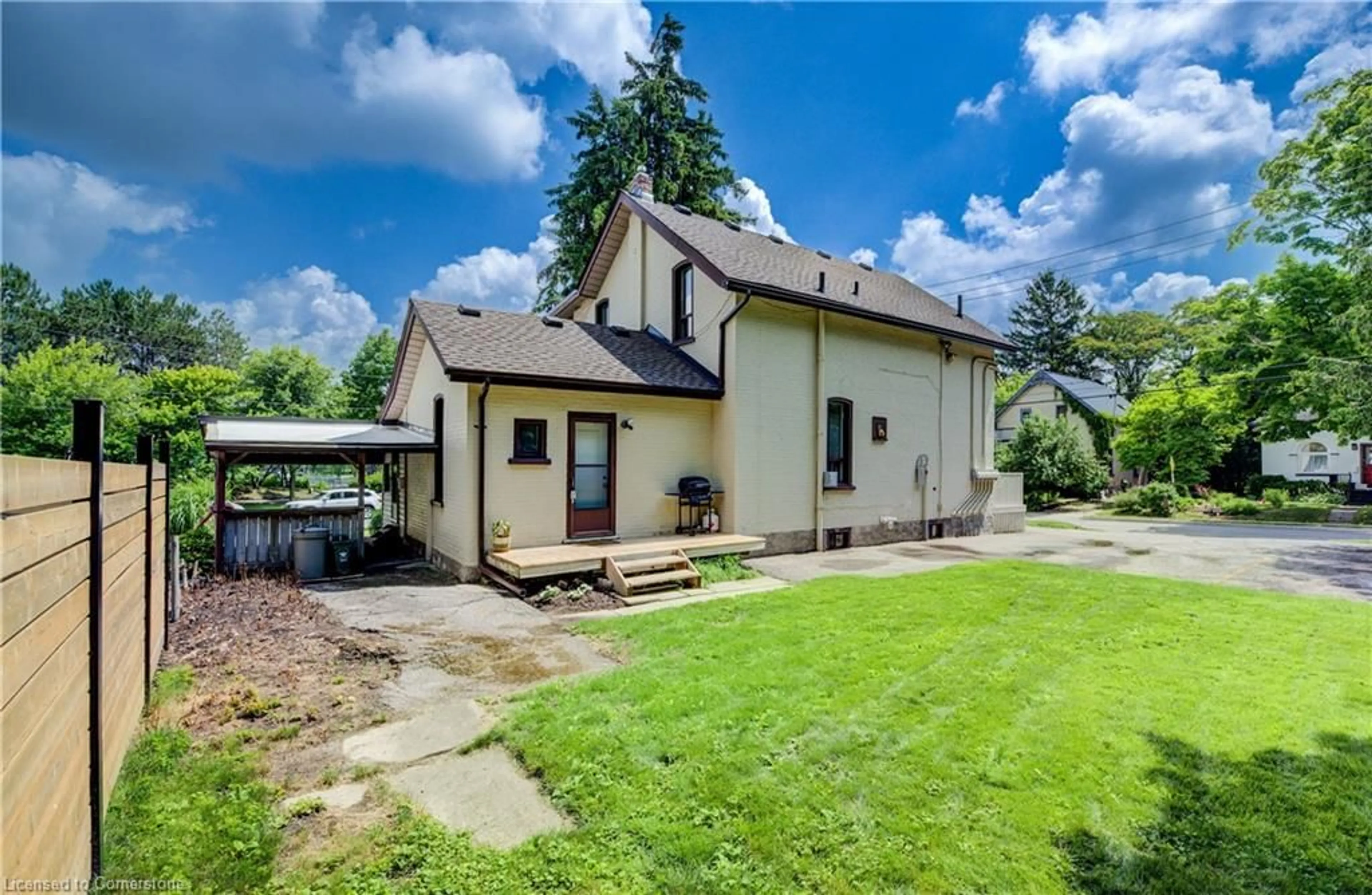 A pic from outside/outdoor area/front of a property/back of a property/a pic from drone, building for 126 David St, Kitchener Ontario N2G 1Y2