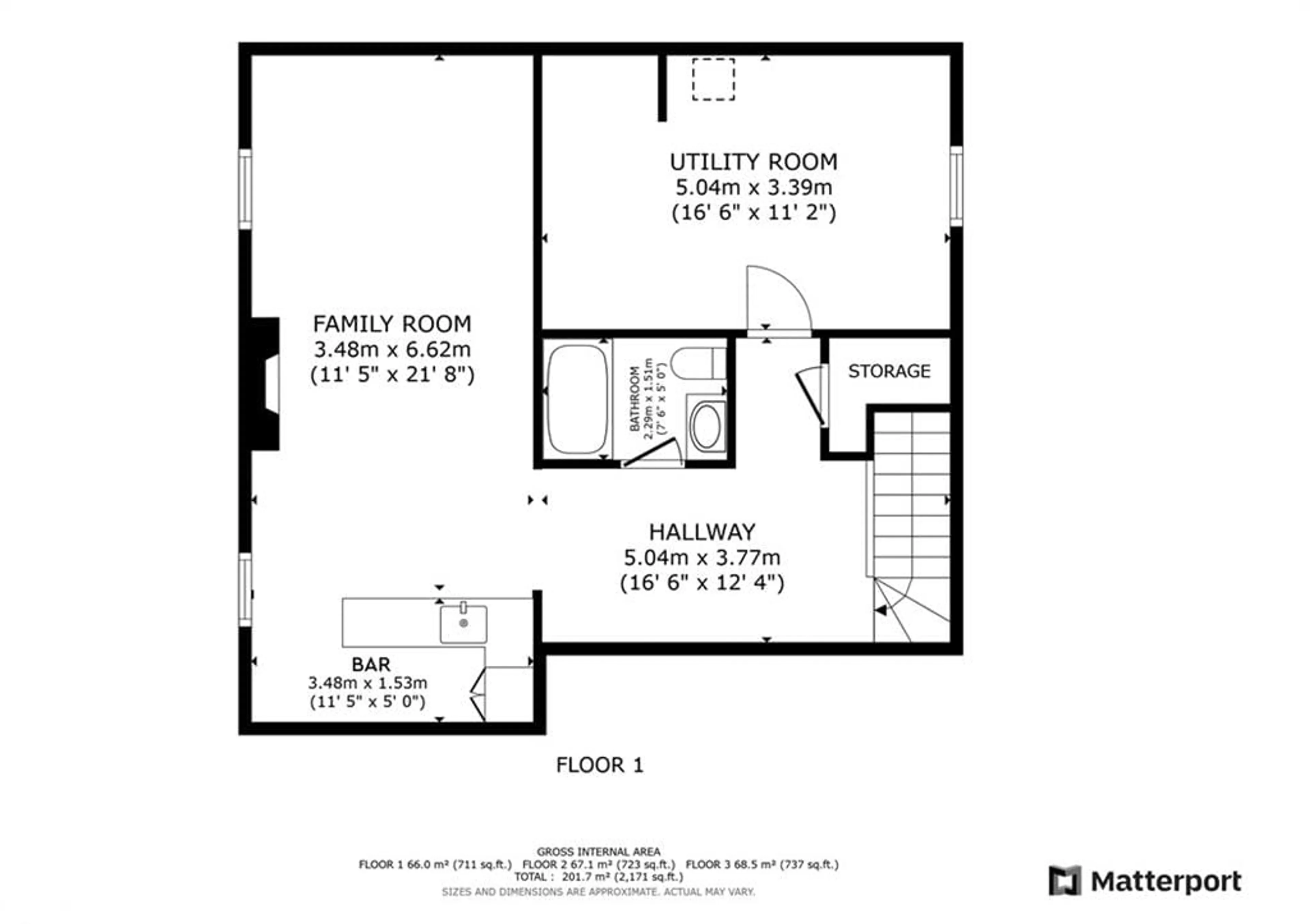 Floor plan for 17 Corneil St, Lindsay Ontario K9V 5T5