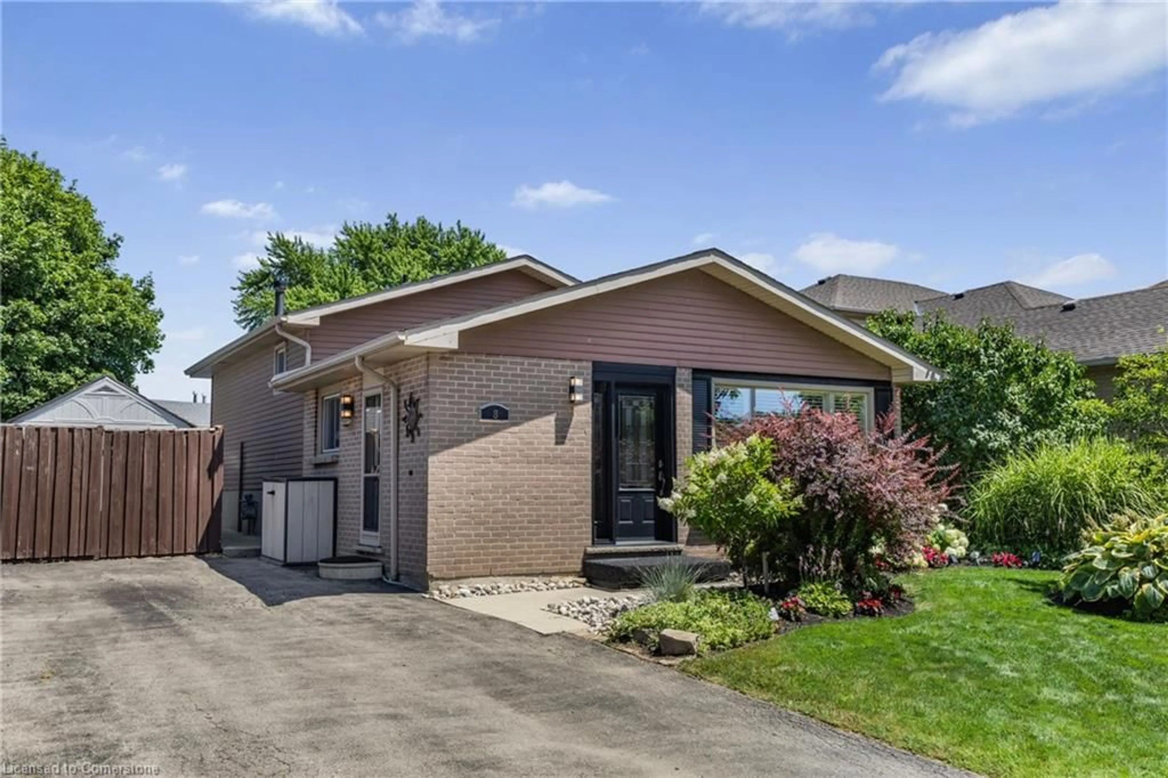 Home with brick exterior material, street for 8 Chilton Dr, Stoney Creek Ontario L8J 1M1
