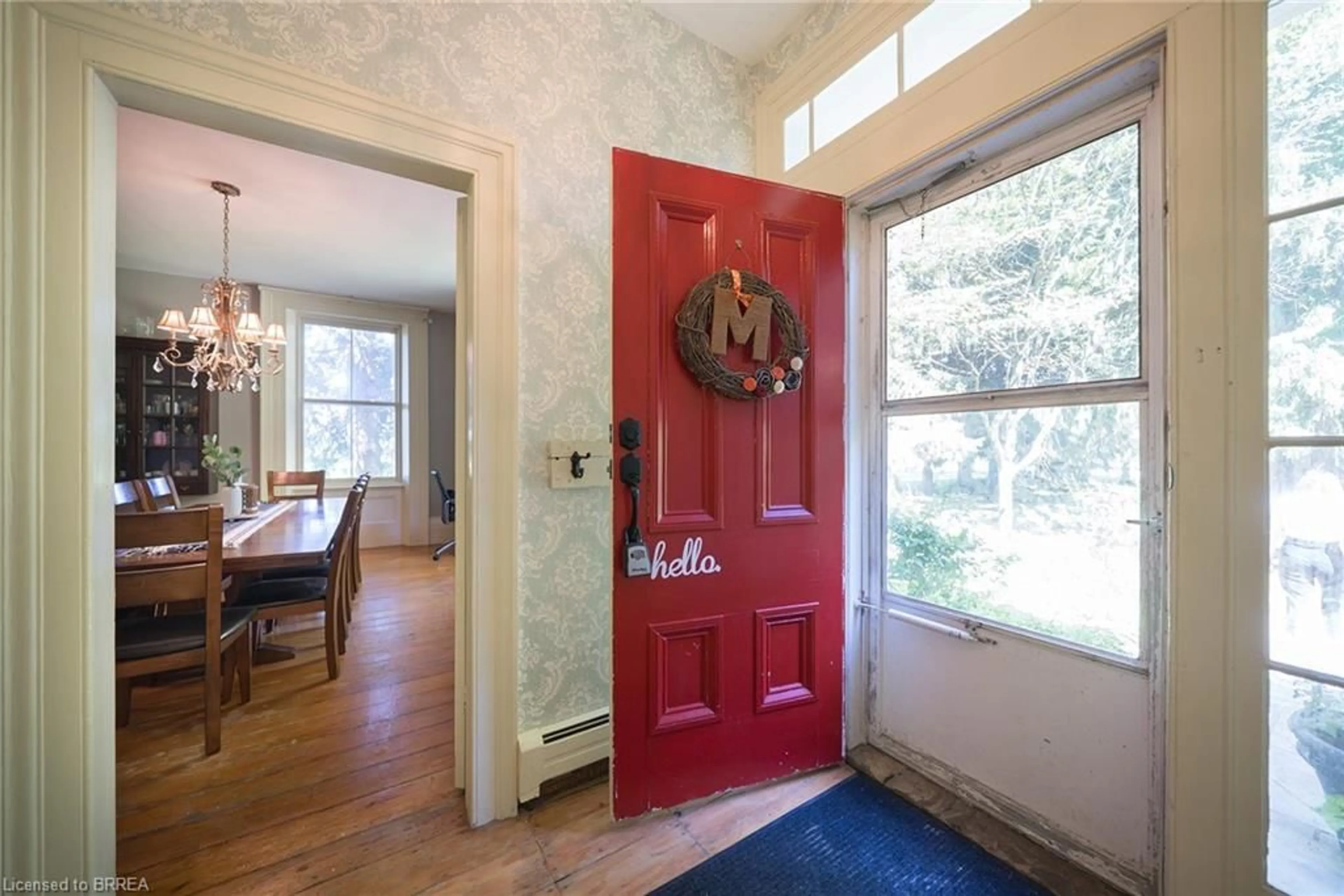Indoor entryway for 112 German School Rd, St. George Ontario N3L 3E1