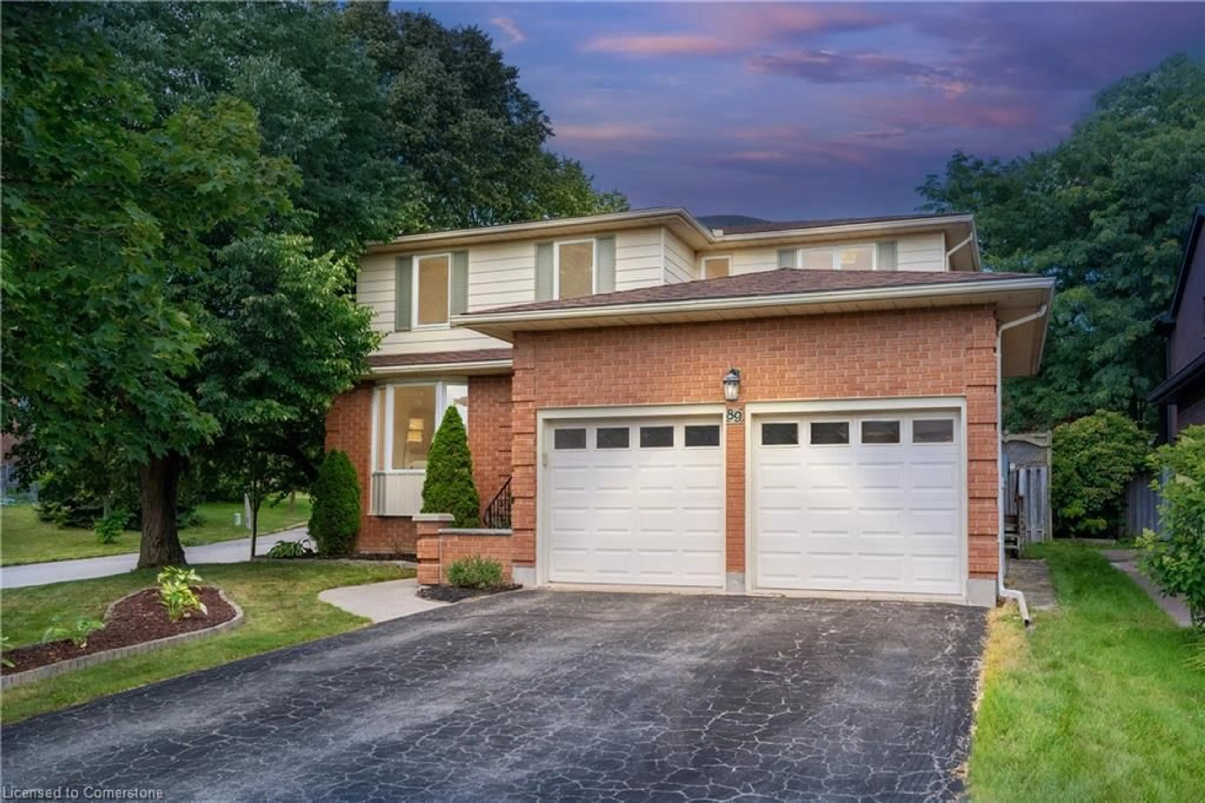 Home with brick exterior material, street for 89 Valley Ridge Cres, Waterloo Ontario N2T 1W9