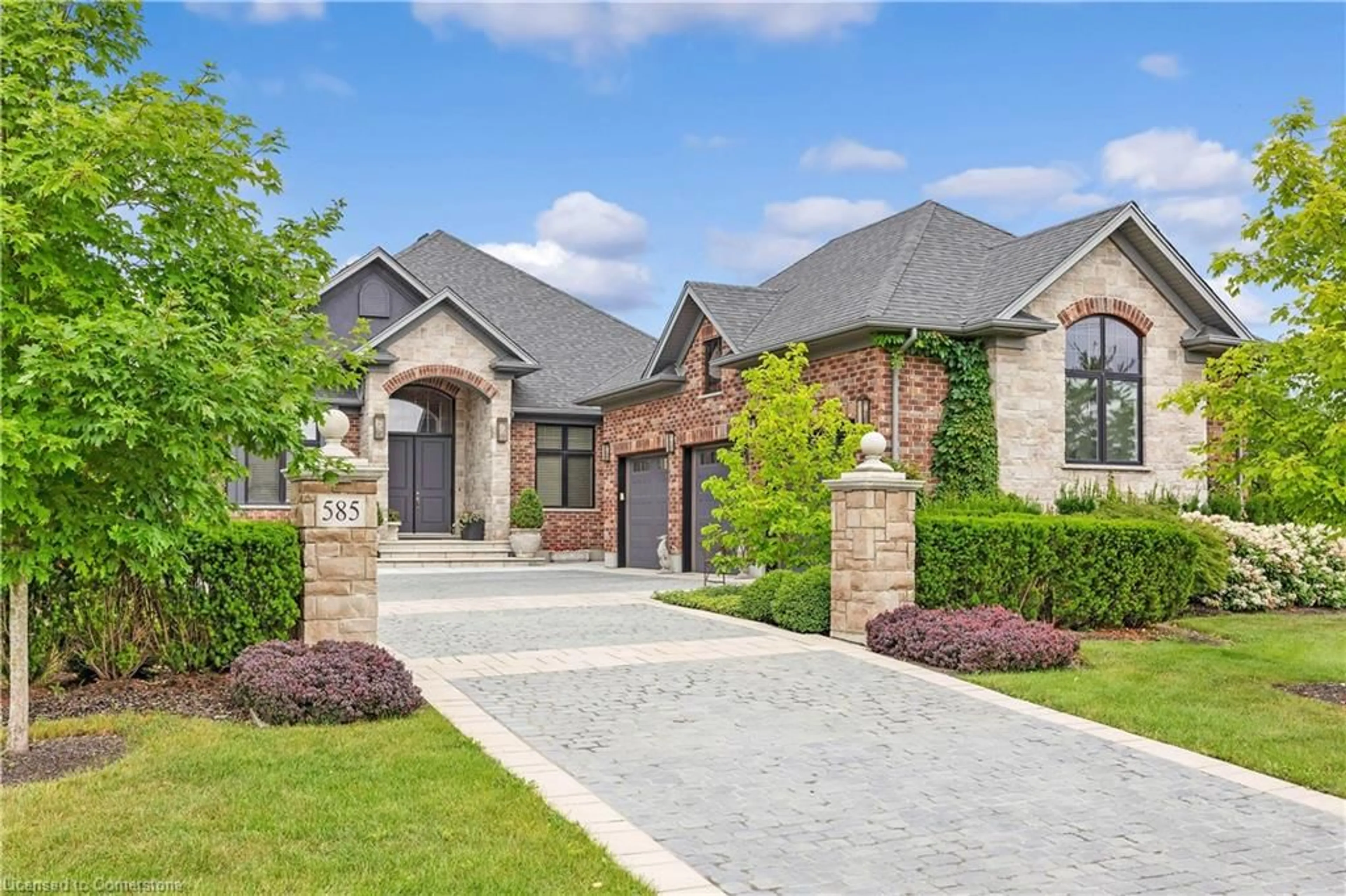 Home with brick exterior material, street for 585 Regal Pl, Waterloo Ontario N2V 2G3