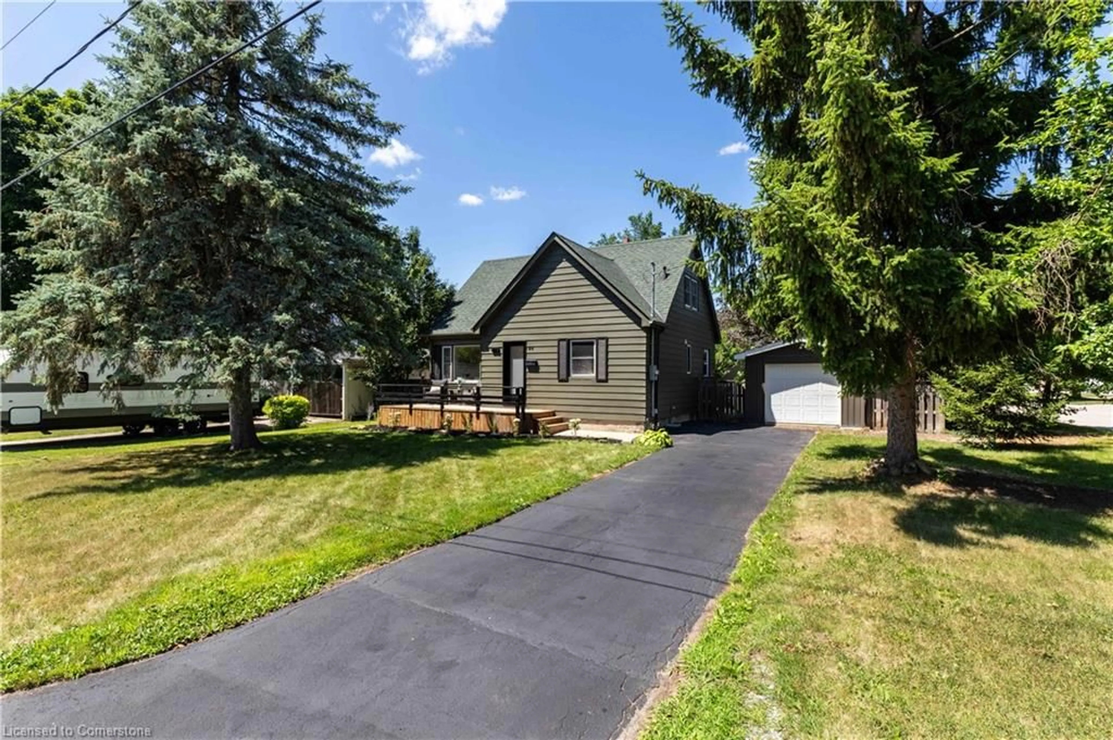 A pic from outside/outdoor area/front of a property/back of a property/a pic from drone, street for 44 Grove Cres, Brantford Ontario N3R 4Y6