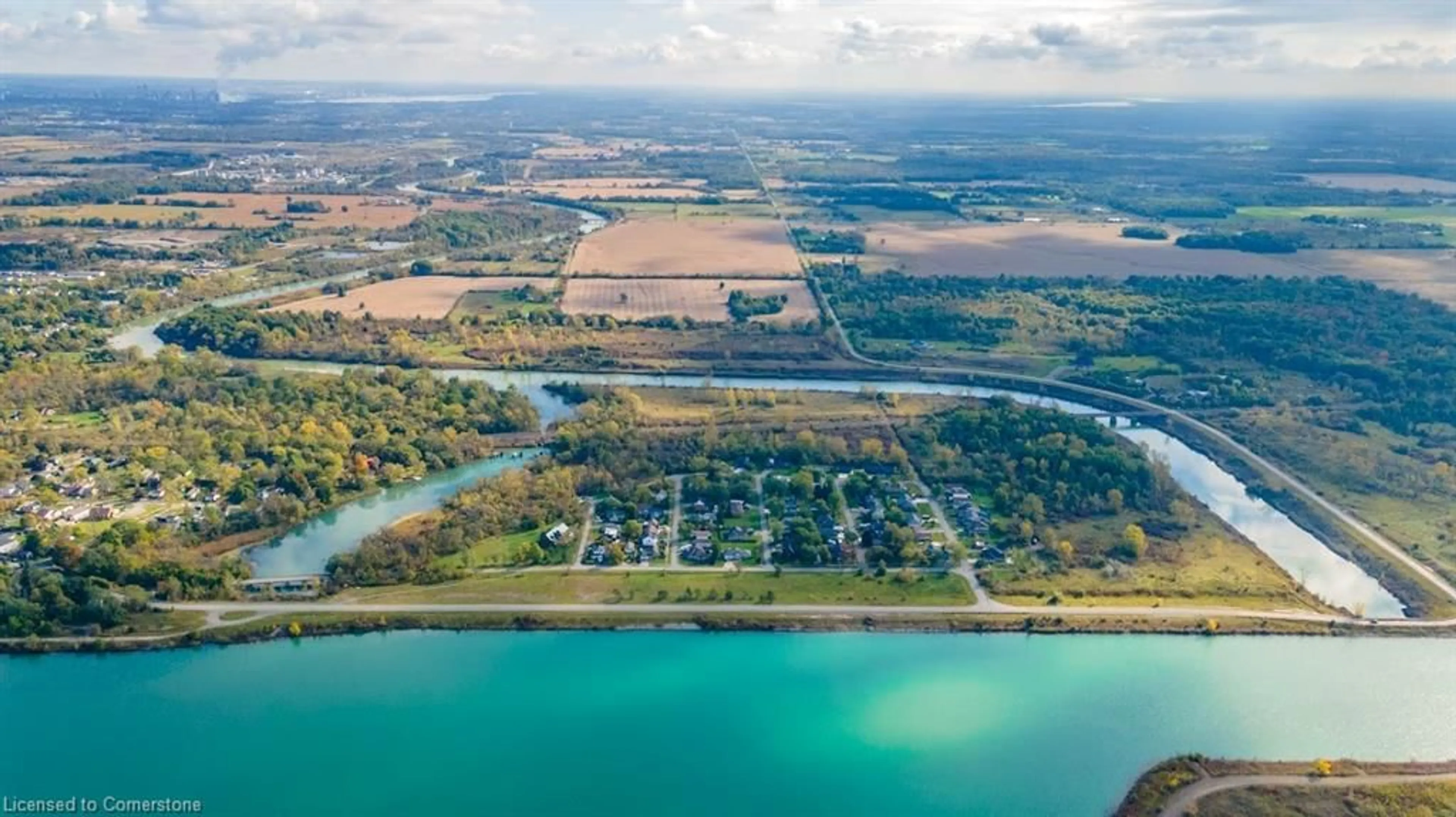 A pic from outside/outdoor area/front of a property/back of a property/a pic from drone, water/lake/river/ocean view for 24 South Main St, Port Robinson Ontario L0S 1K0