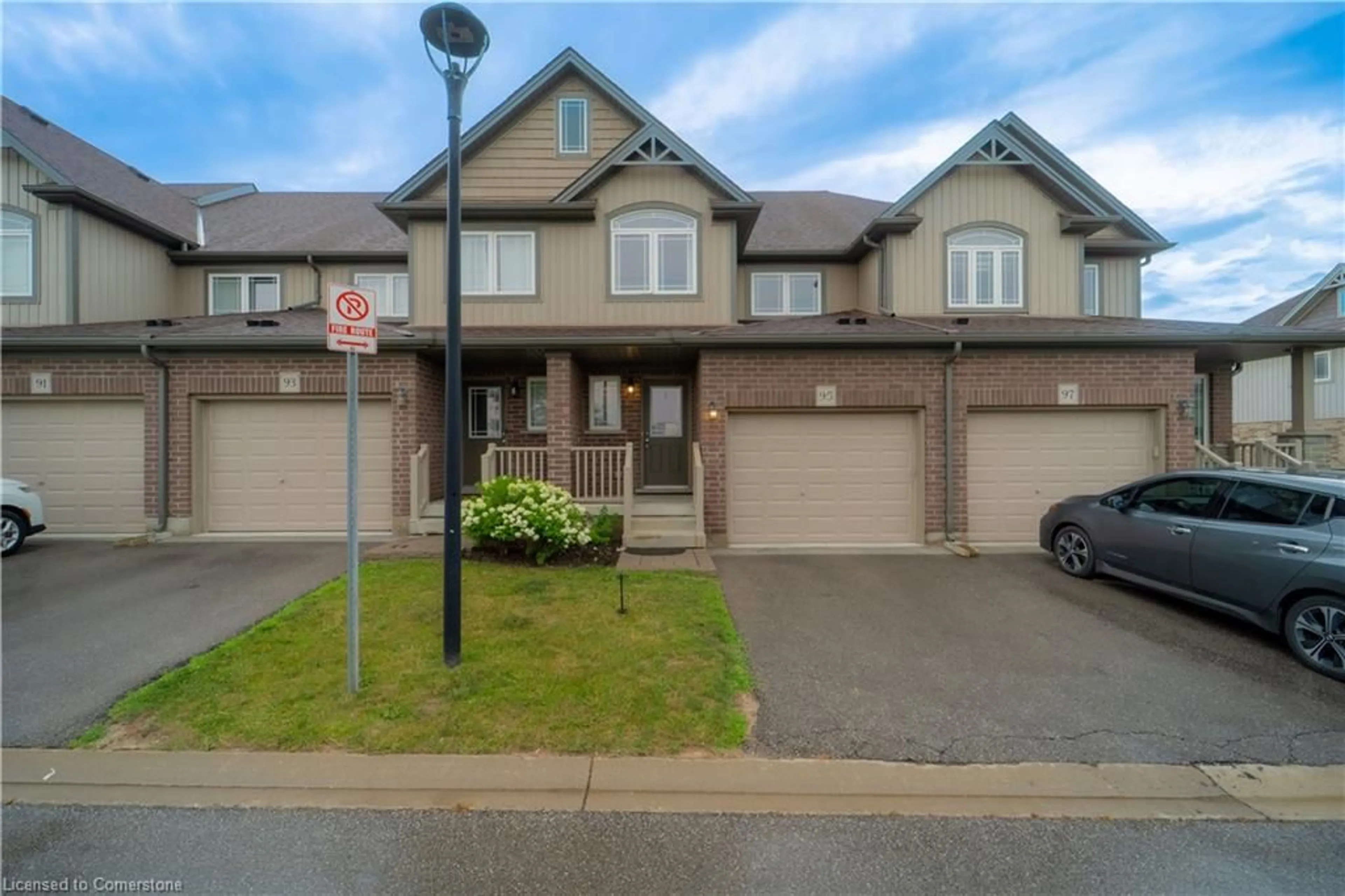 A pic from outside/outdoor area/front of a property/back of a property/a pic from drone, street for 1220 Riverbend Rd #95, London Ontario N6K 0G5