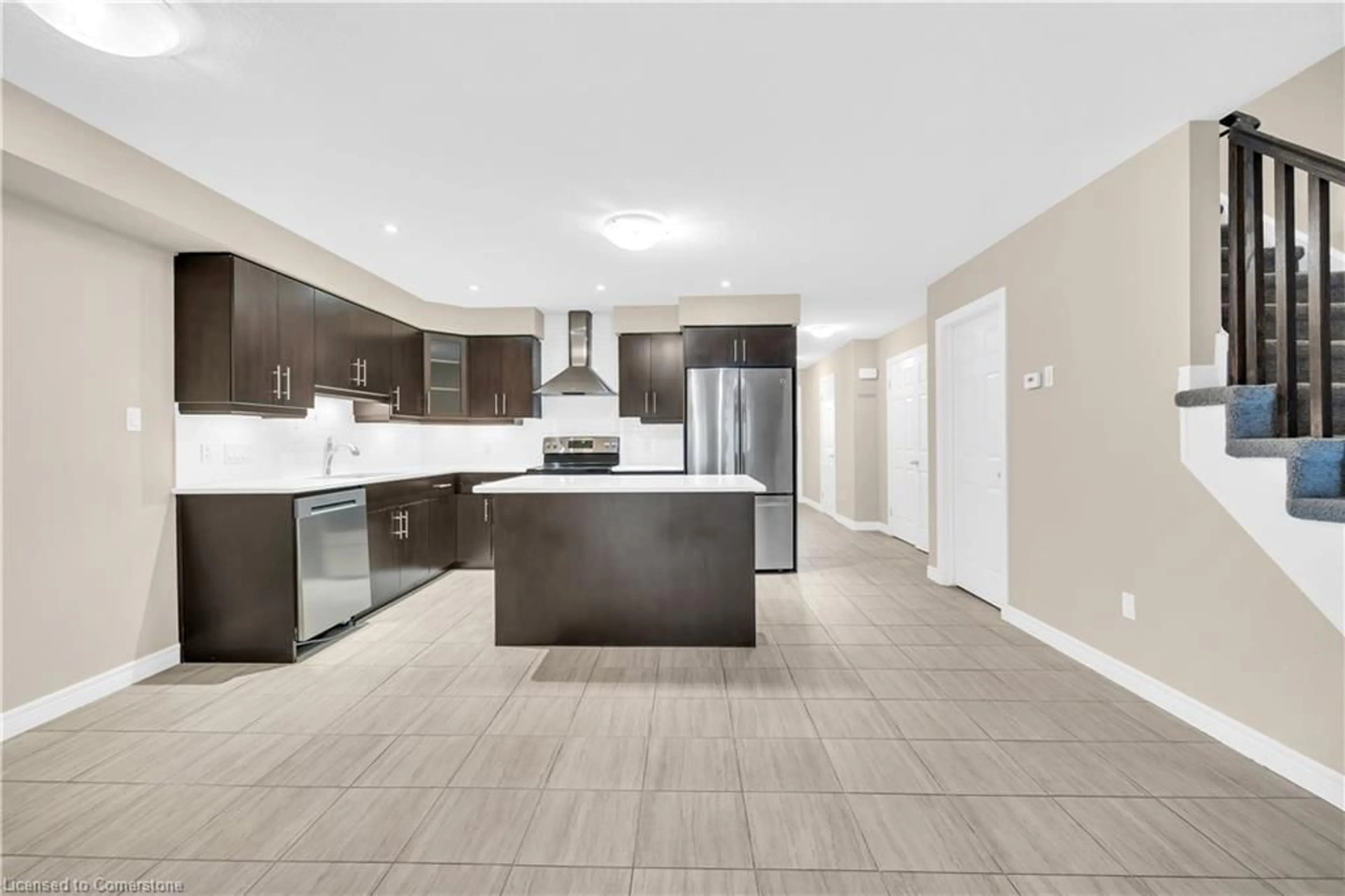 Open concept kitchen, ceramic/tile floor for 1220 Riverbend Rd #95, London Ontario N6K 0G5