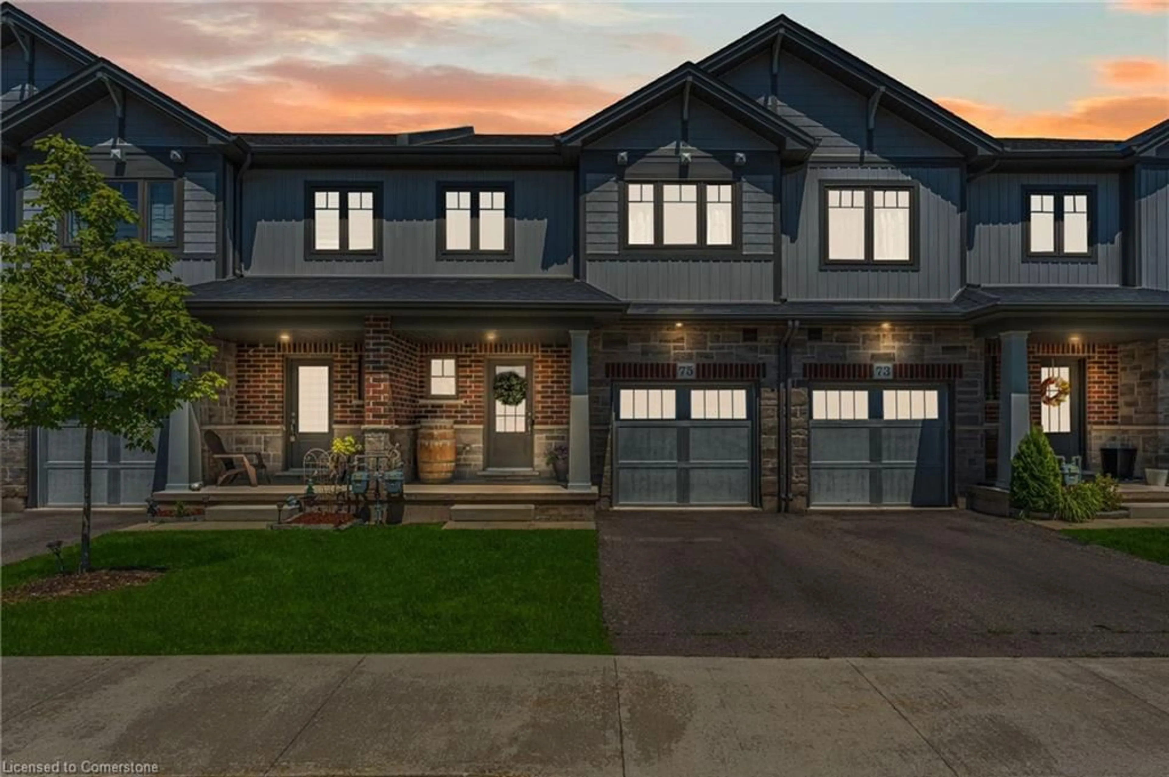 Home with brick exterior material, street for 75 Severino Cir, West Lincoln Ontario L0R 2A0