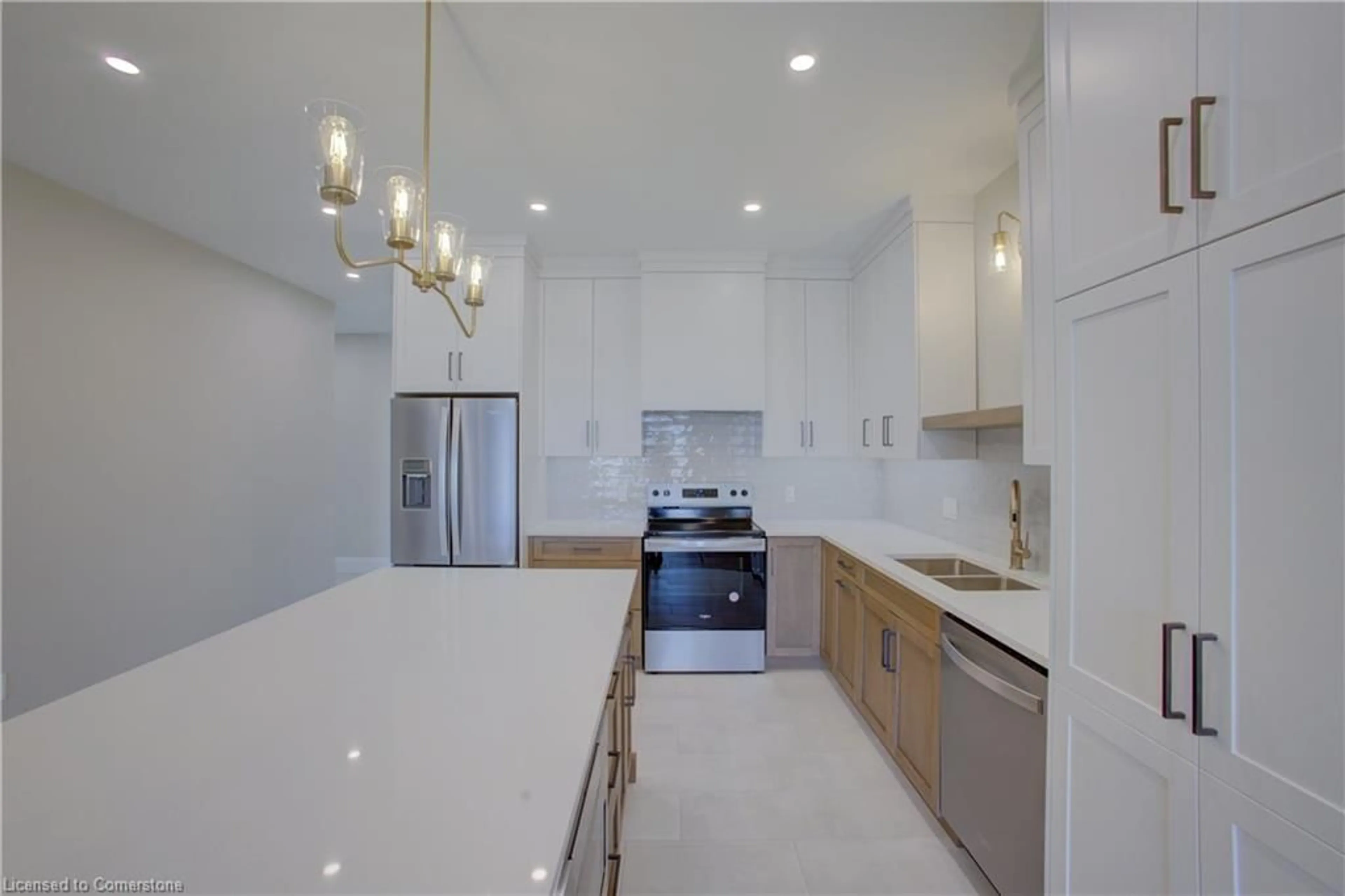 Open concept kitchen, ceramic/tile floor for 93 Bedell Dr, Drayton Ontario N0G 1P0