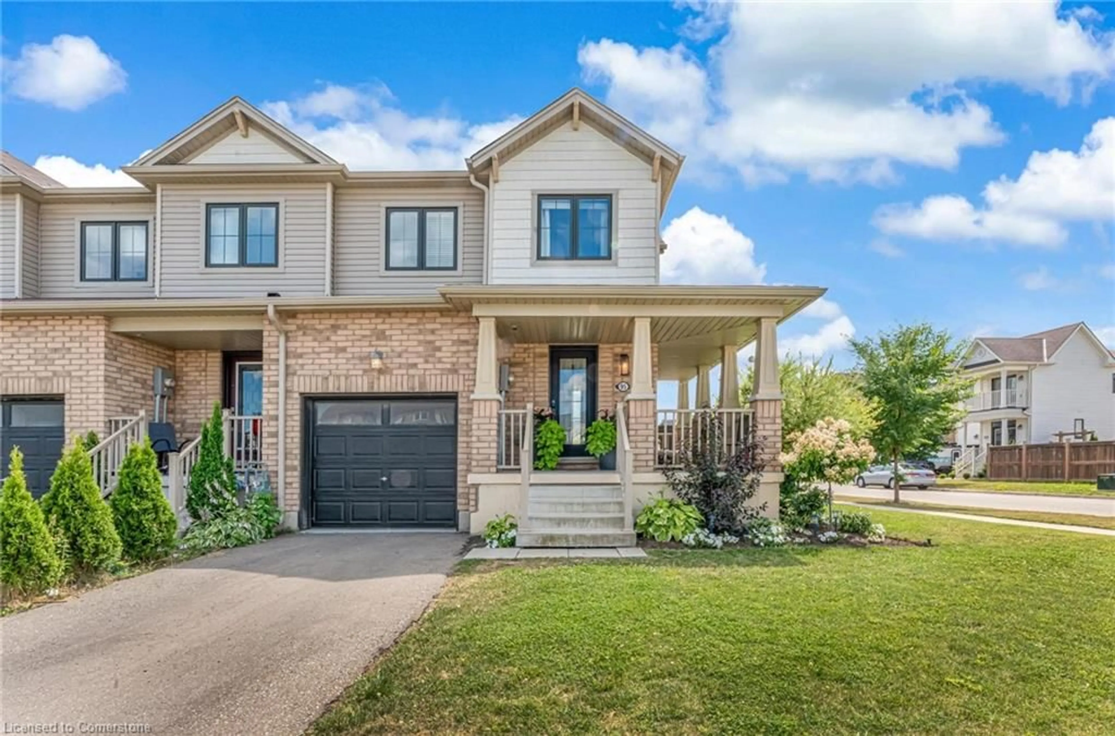 Home with brick exterior material, street for 95 Thompson Rd, Caledonia Ontario N3W 0B8
