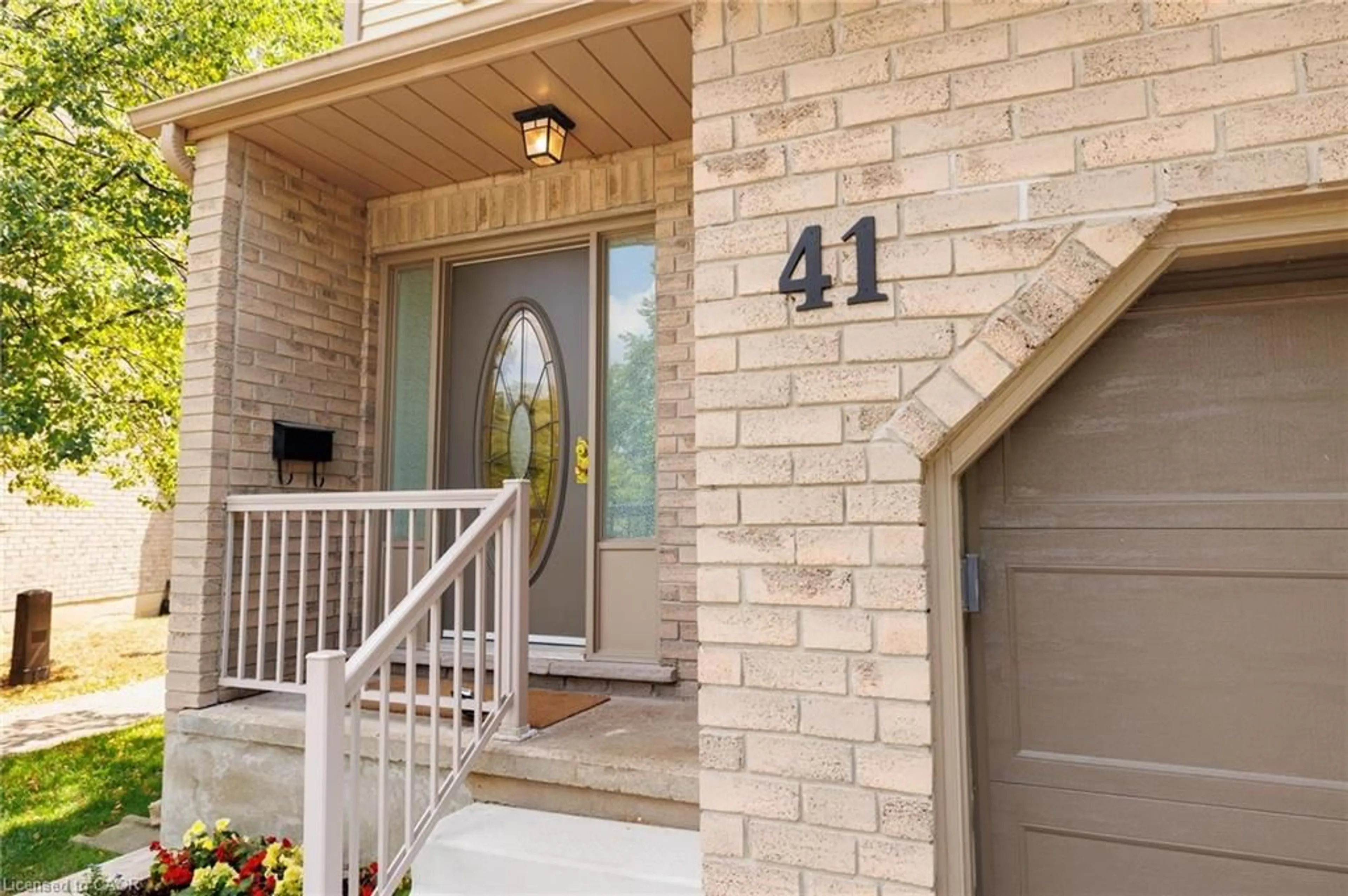 Home with brick exterior material, street for 225 Benjamin Rd #41, Waterloo Ontario N2V 1Z3