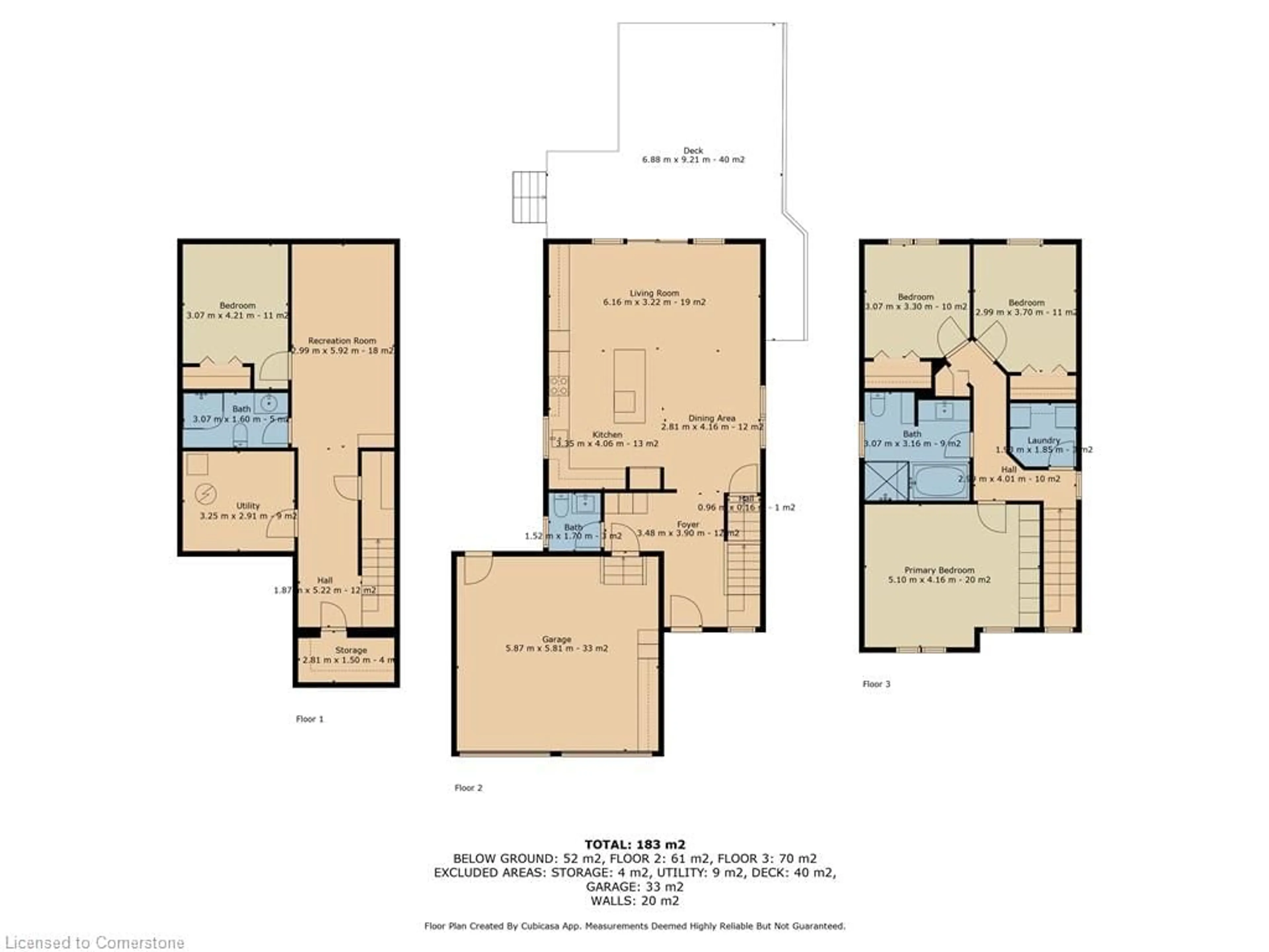 Floor plan for 78 Potter's Way Way, Woodstock Ontario N4S 9A1