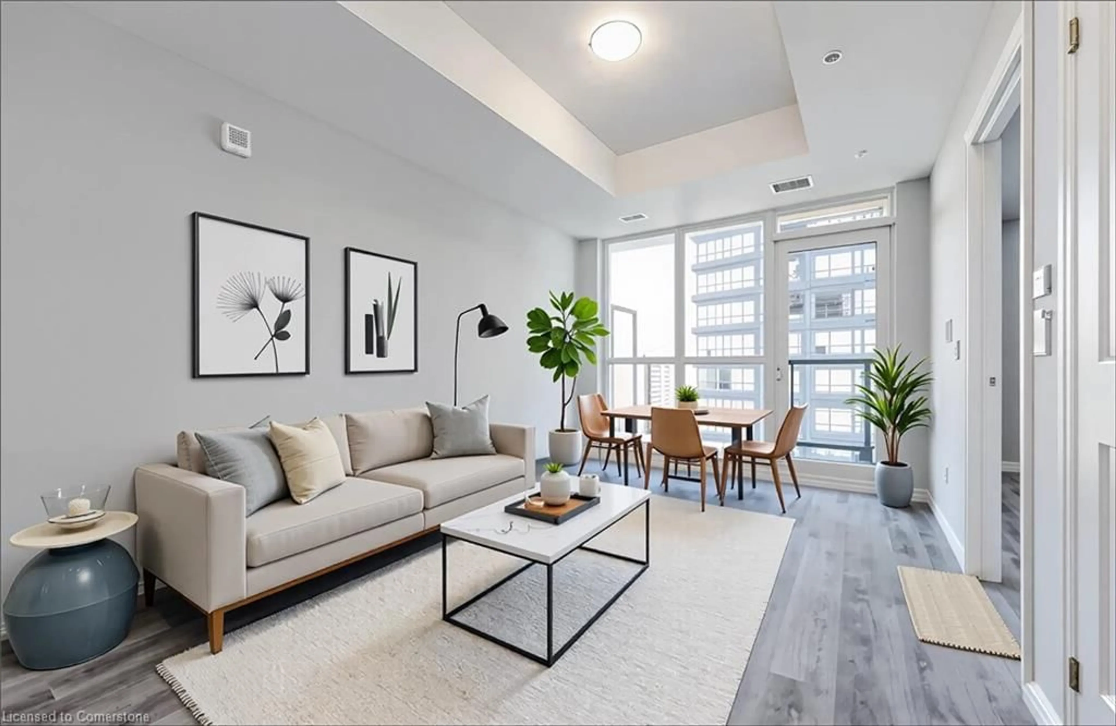 Living room with furniture, unknown for 108 Garment St #1101, Kitchener Ontario N2G 3B2