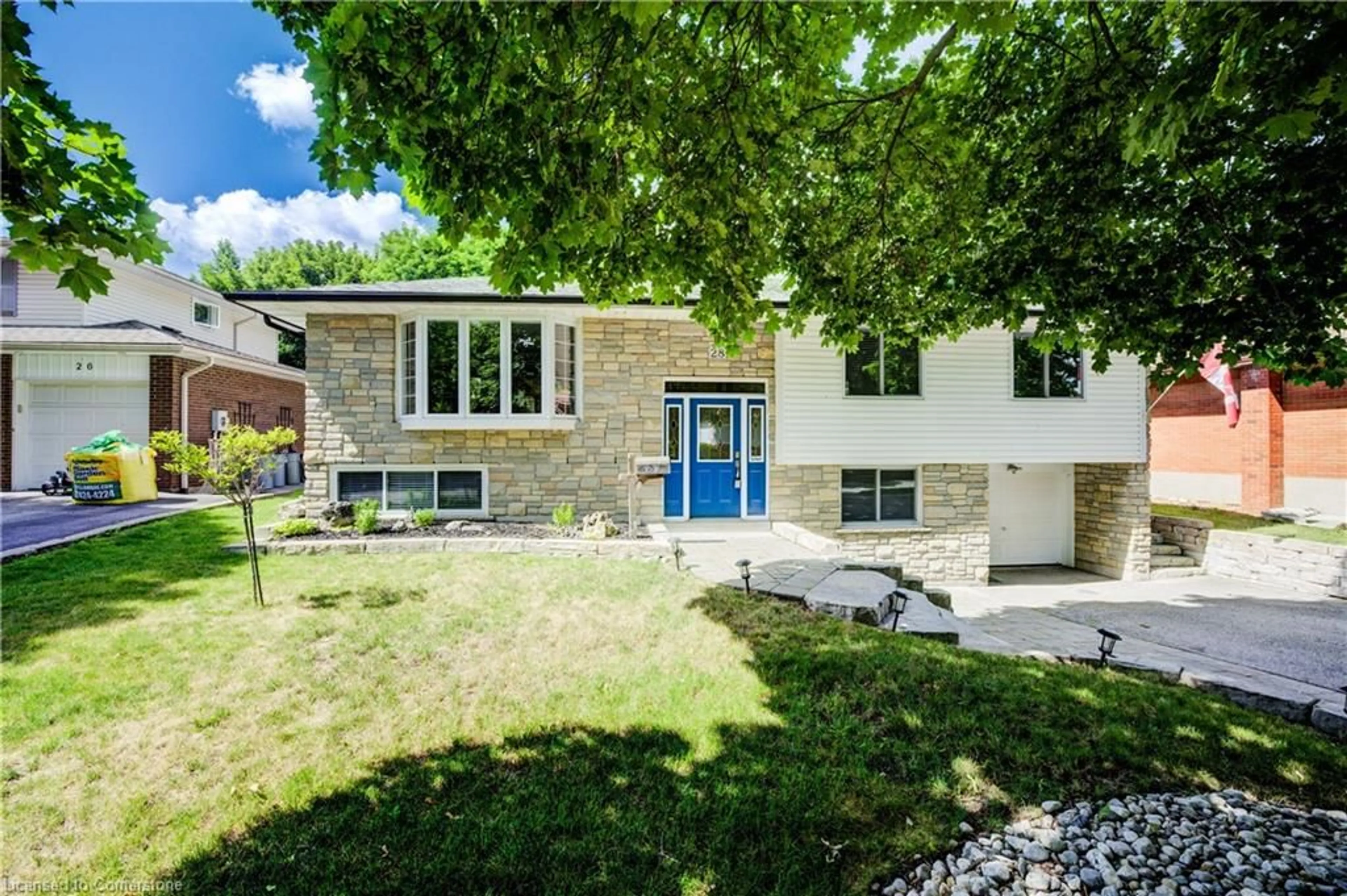 Home with brick exterior material, street for 28 Elmhurst Cres, Guelph Ontario N1H 6C7