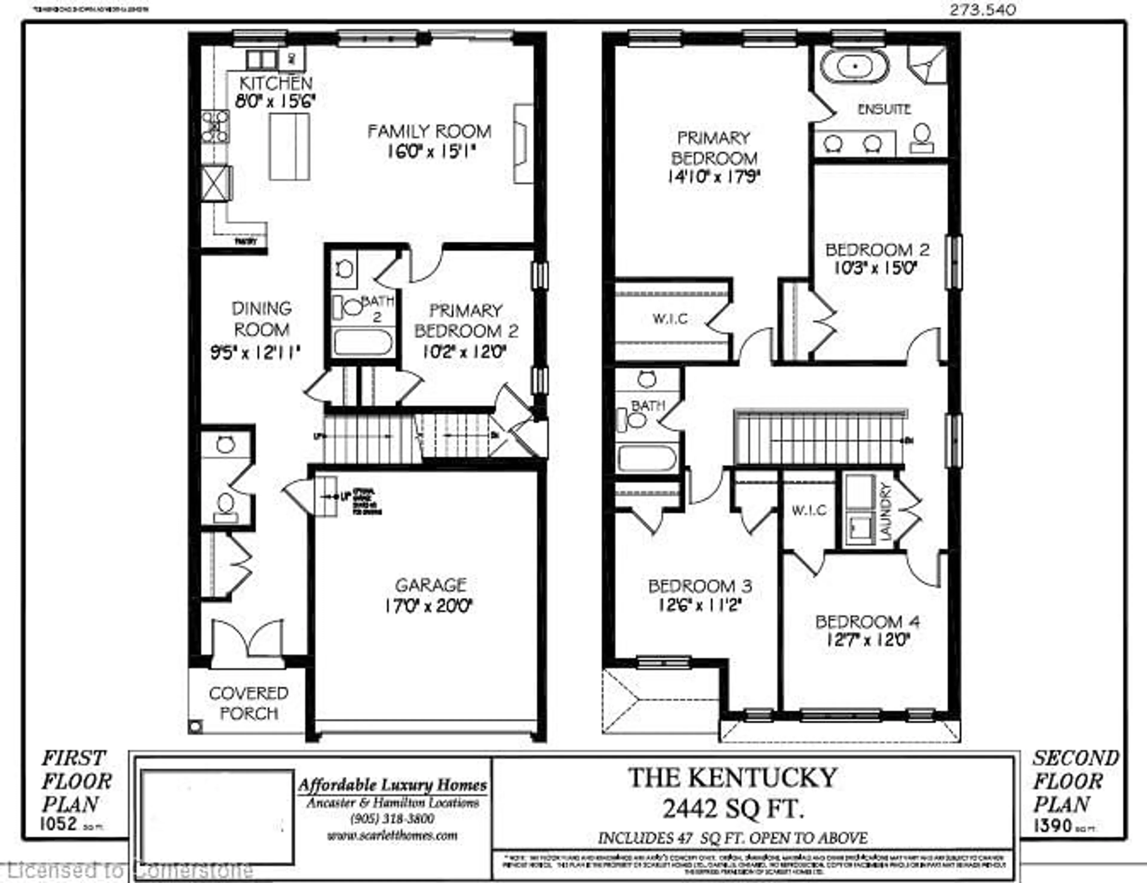 Floor plan for 57 Alexsia Crt, Hamilton Ontario L9B 1J6