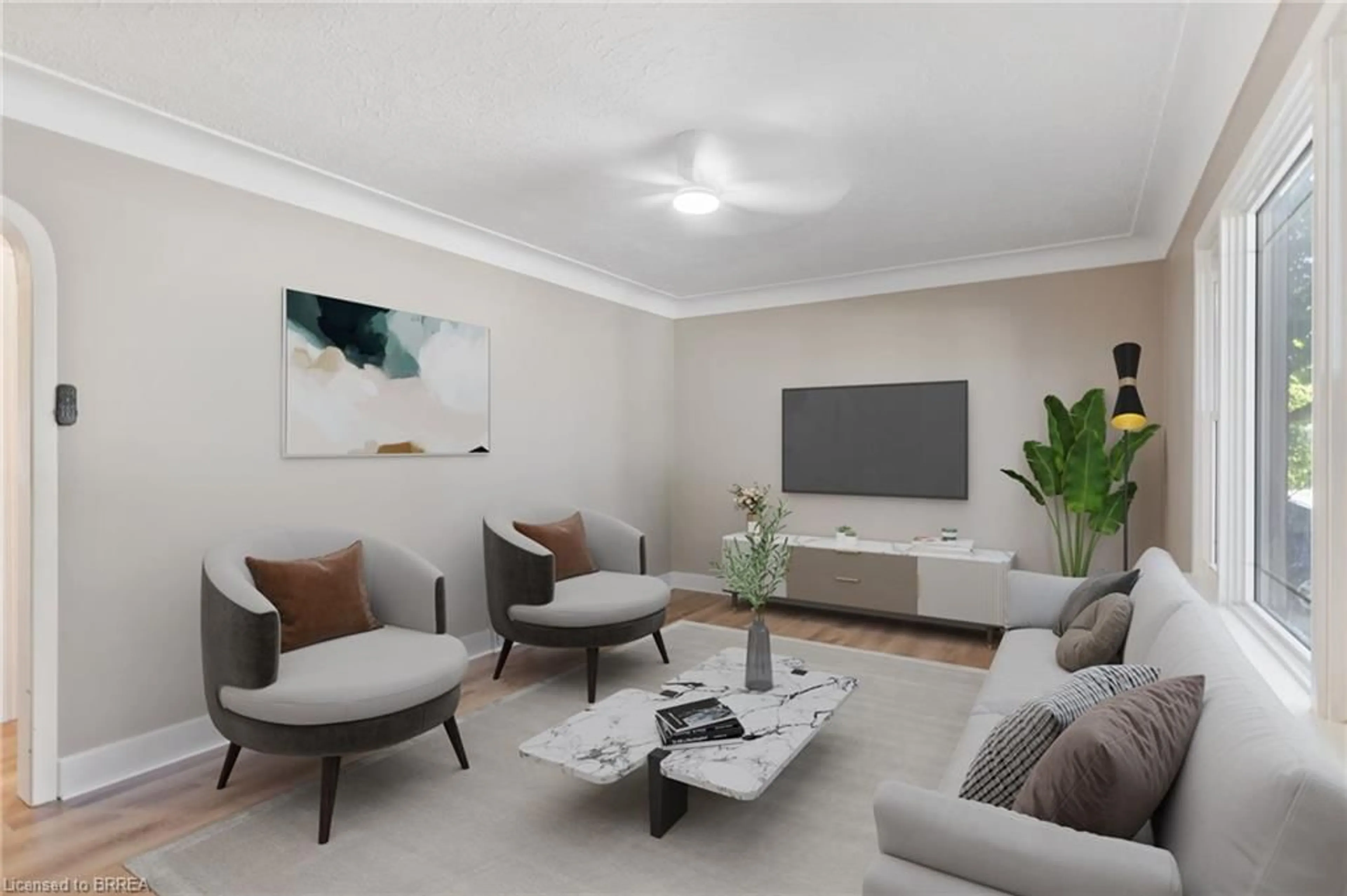 Living room with furniture, unknown for 8 Todd St, Brantford Ontario N3R 2P7