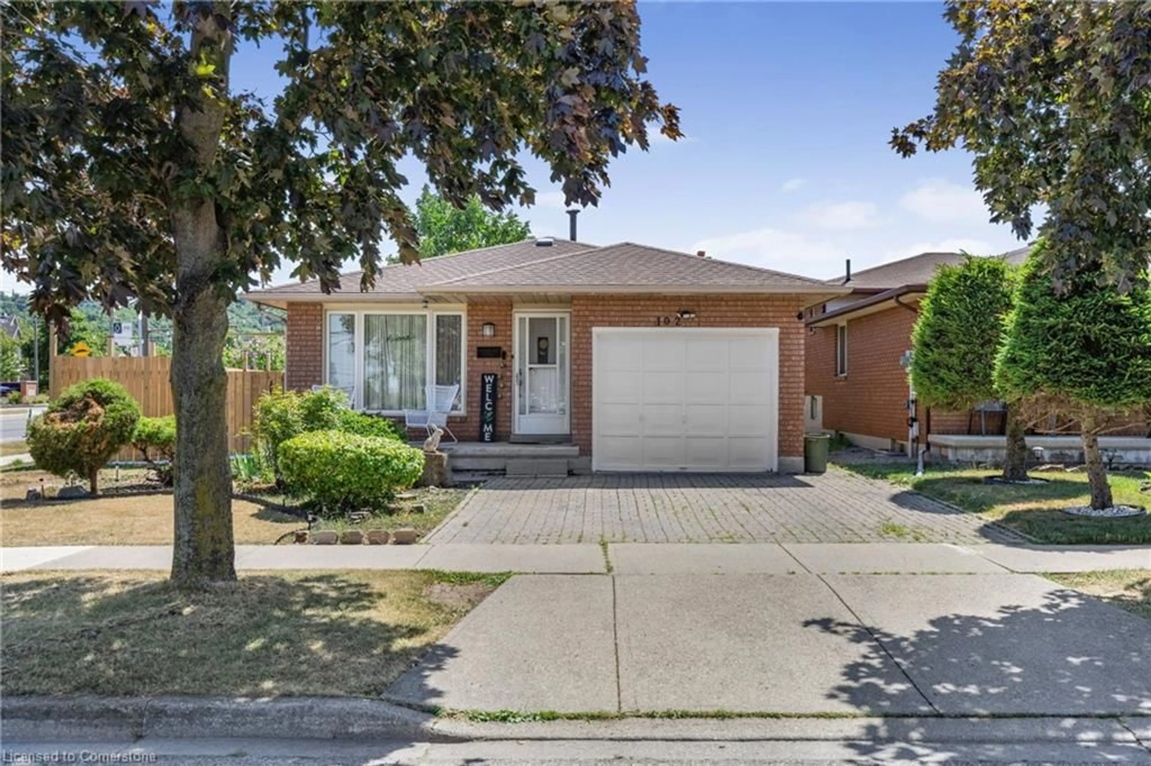 Home with brick exterior material, street for 102 Juniper Dr, Hamilton Ontario L8E 4G6