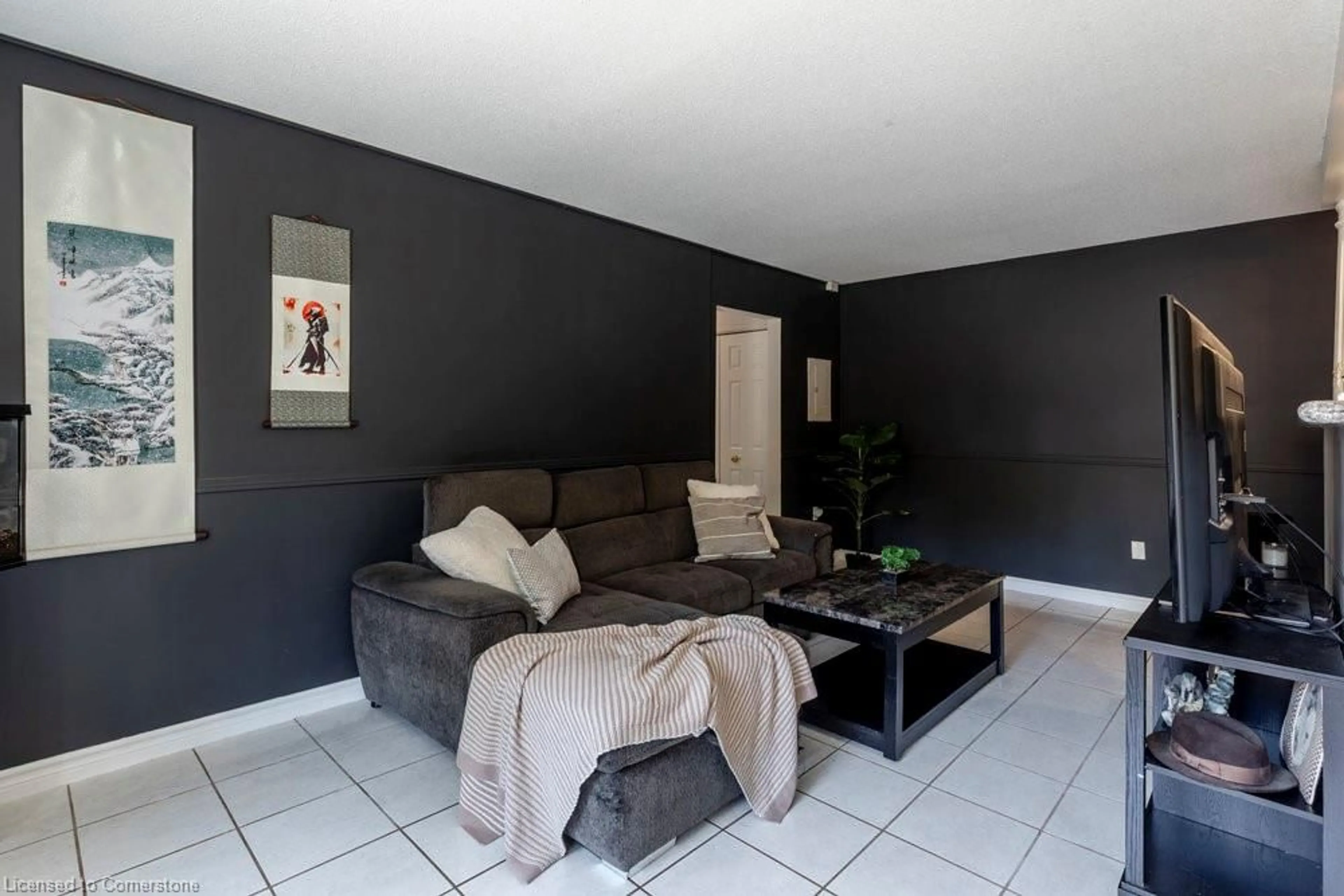 Living room with furniture, unknown for 793 Colborne St #107, Brantford Ontario N3S 7J3
