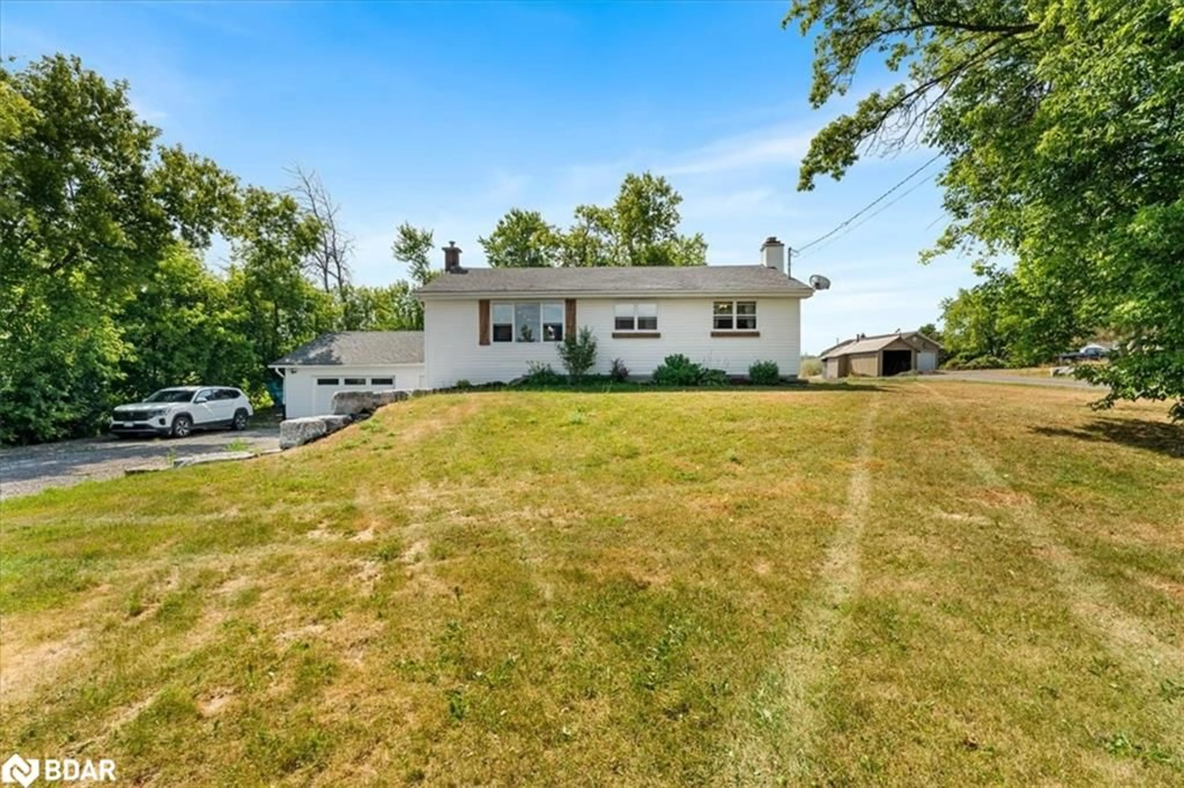 A pic from outside/outdoor area/front of a property/back of a property/a pic from drone, water/lake/river/ocean view for 594 Shannon Rd, Tyendinaga Ontario K0K 2V0