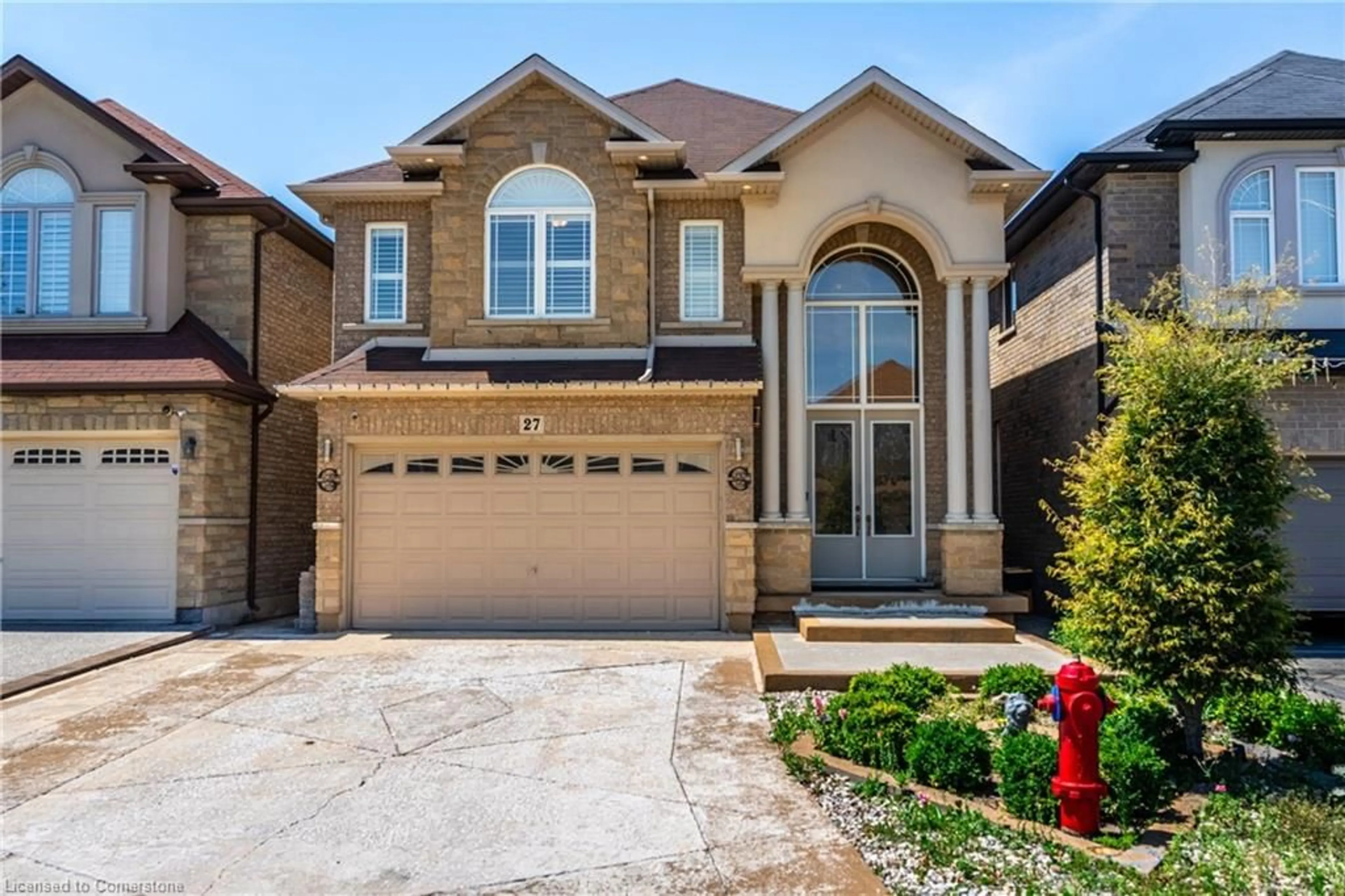 Home with brick exterior material, street for 27 Pinemeadow Dr, Hamilton Ontario L9A 0B7