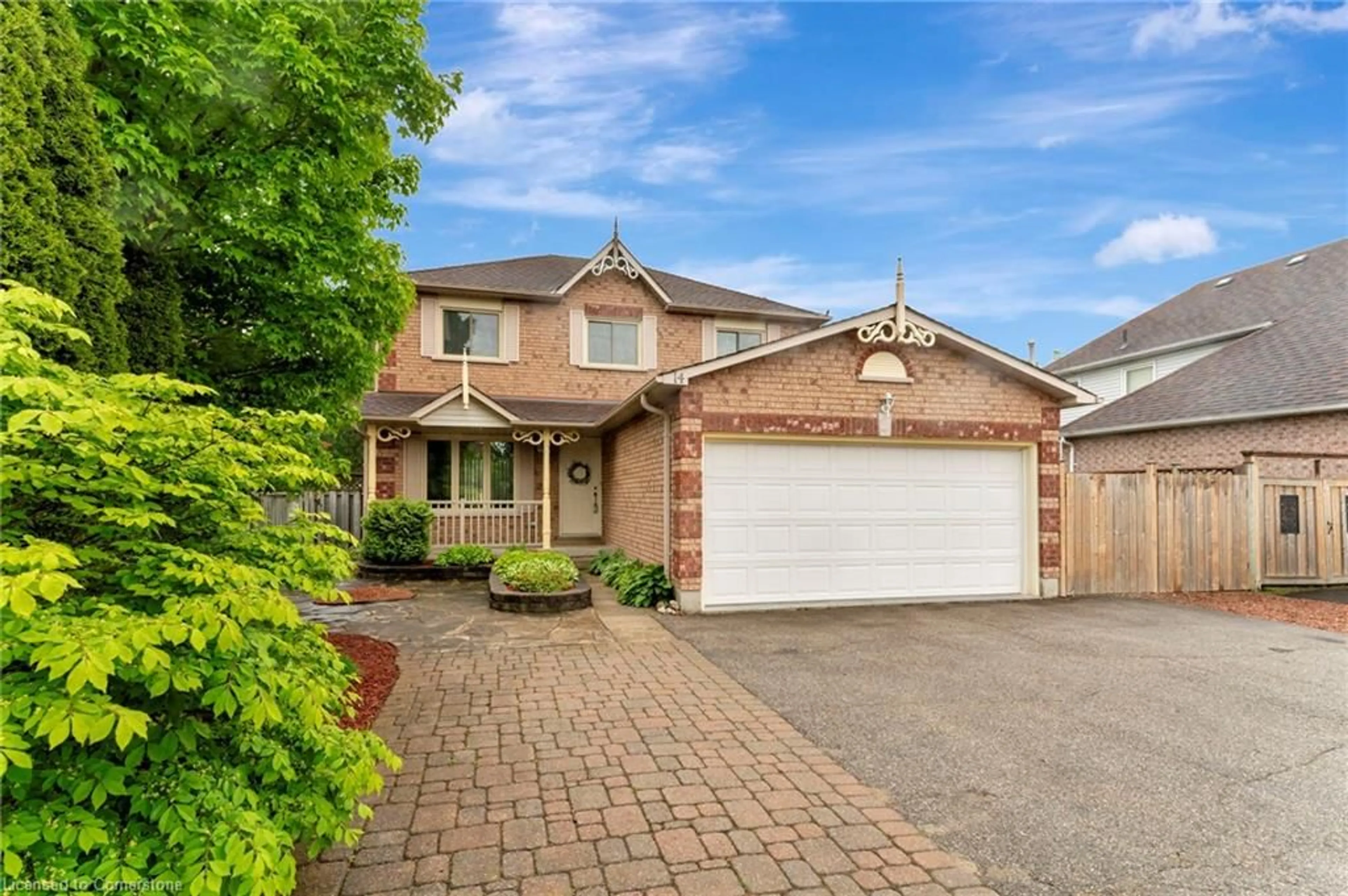 Home with brick exterior material, street for 14 Broom St, Ayr Ontario N0B 1E0