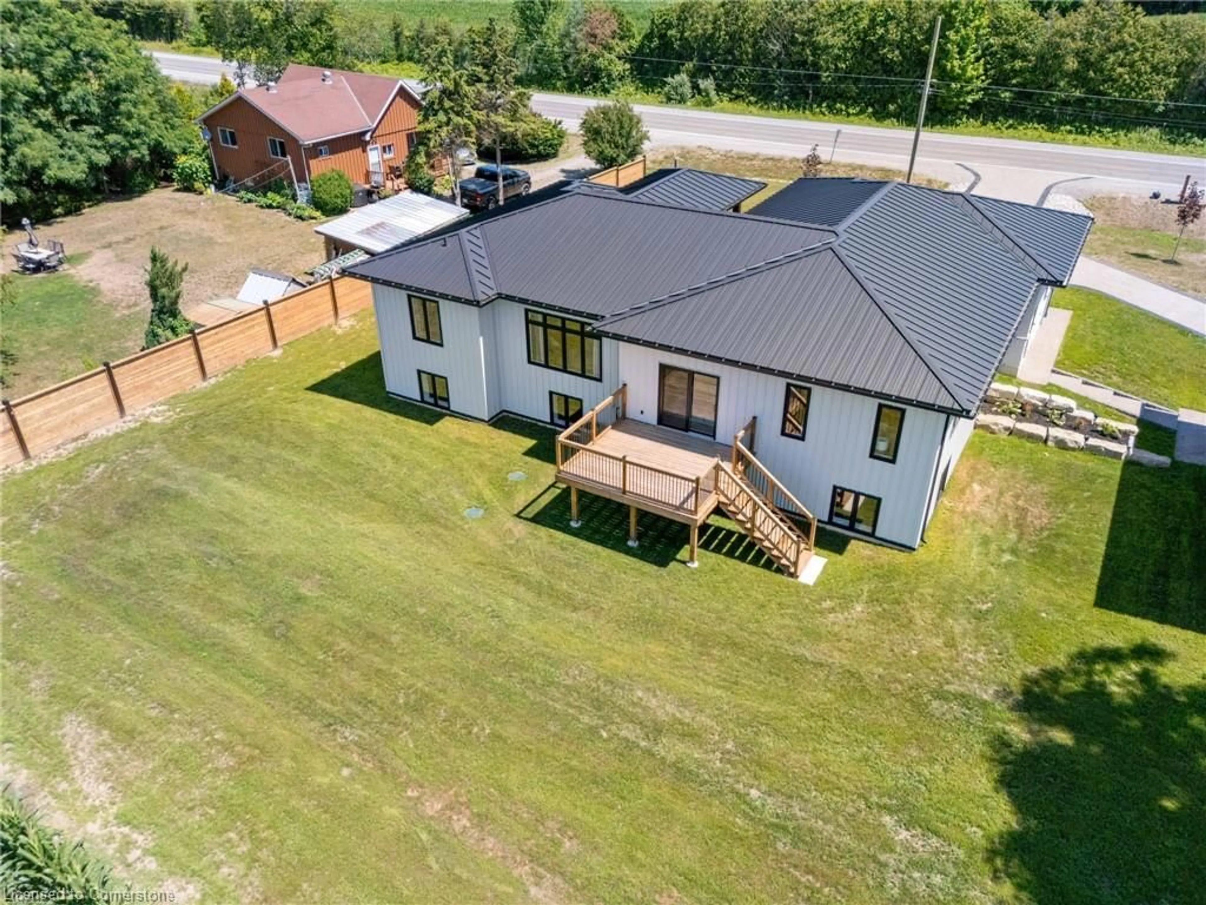 A pic from outside/outdoor area/front of a property/back of a property/a pic from drone, building for 3199 Highway 59, Langton Ontario N0E 1G0