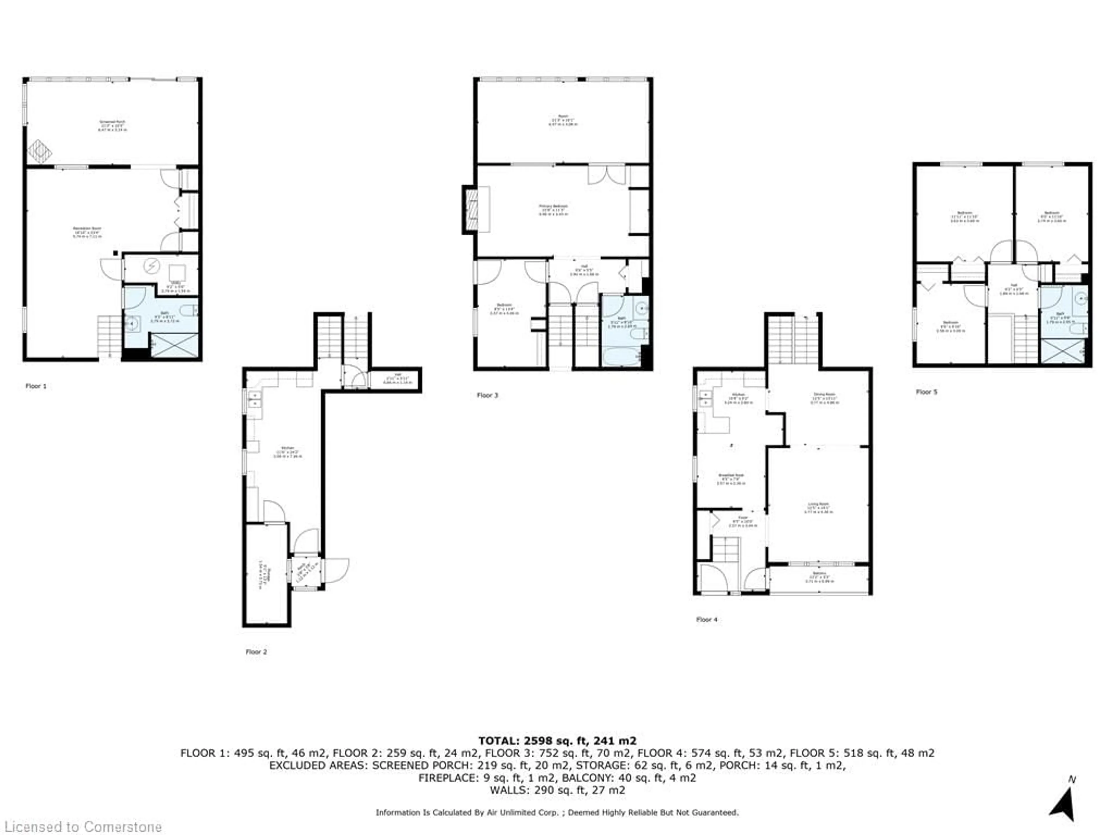 Floor plan for 119 Albany Dr, Woodbridge Ontario L4L 2X6