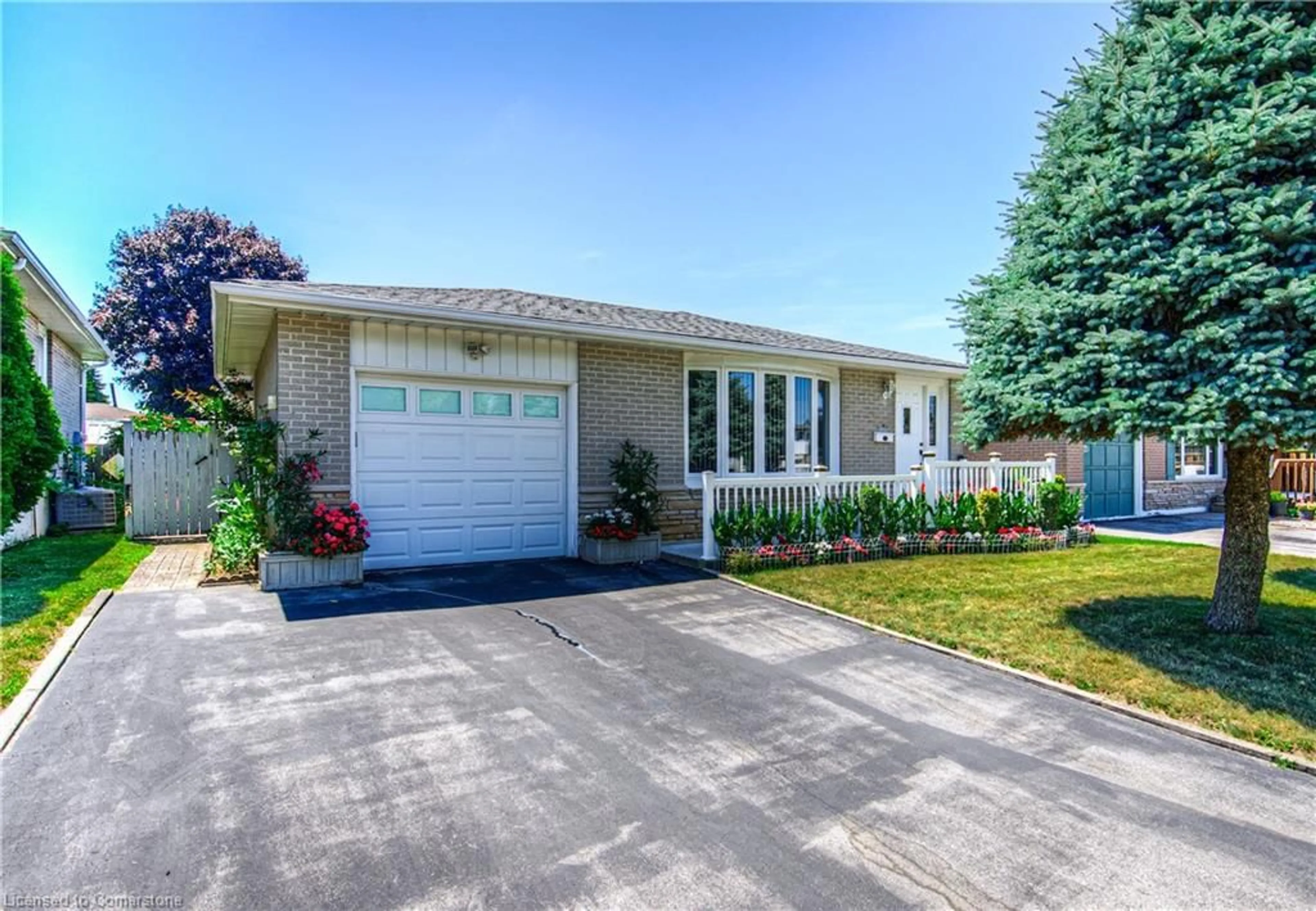 Home with vinyl exterior material, street for 1227 Valentine Dr, Cambridge Ontario N3H 2P1