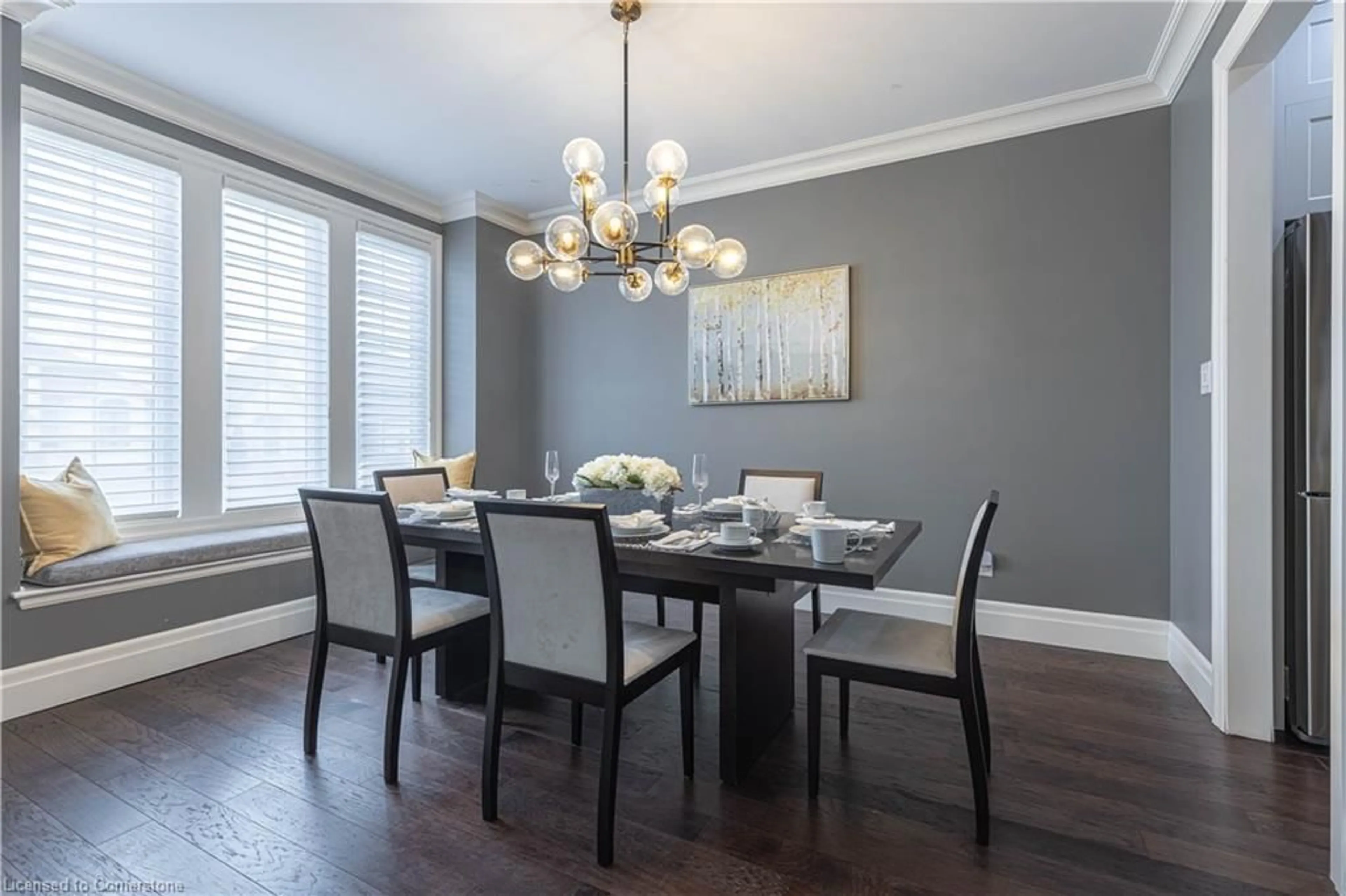Dining room, wood/laminate floor for 2719 Torrey Pines Way, London Ontario N6G 0K5