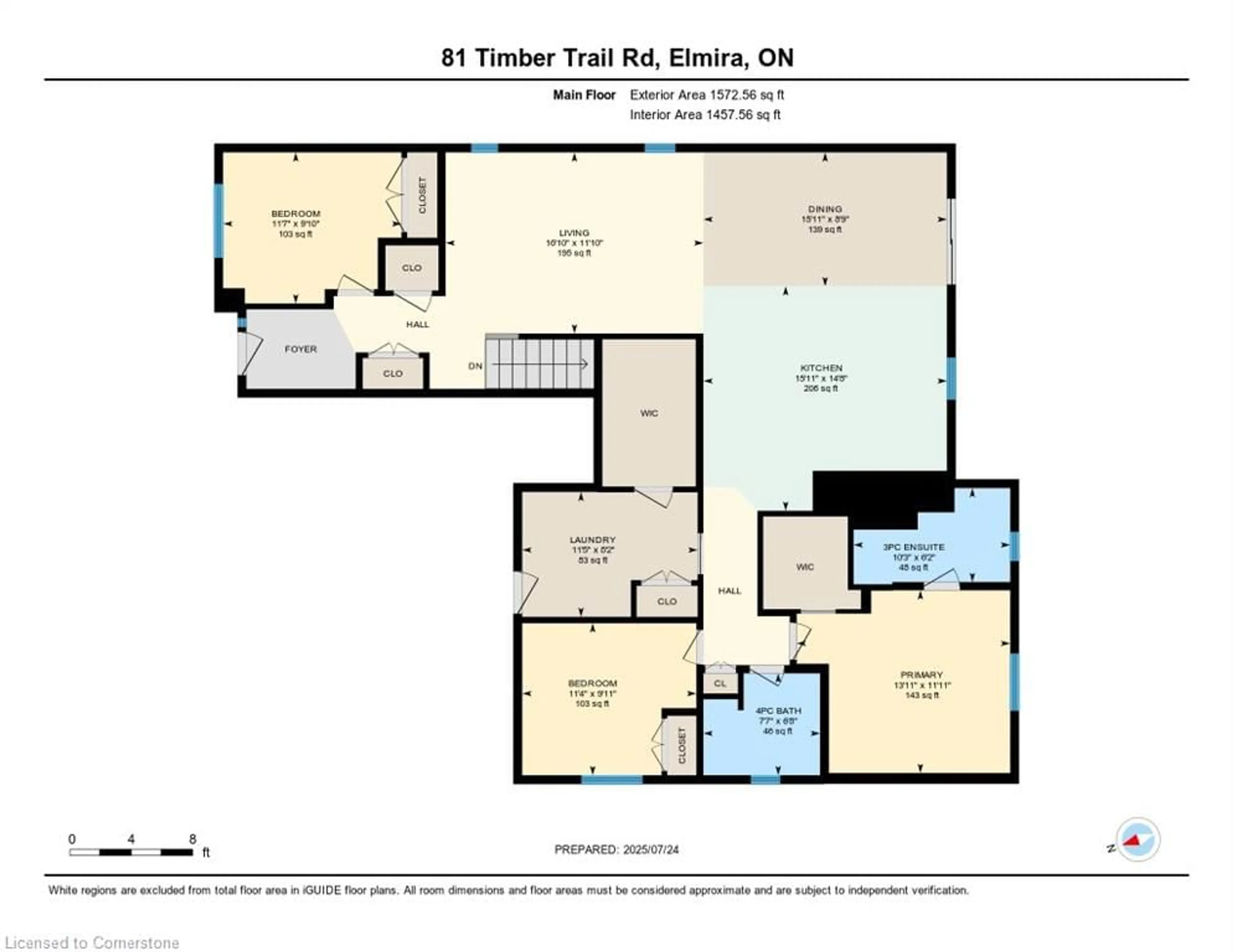 Floor plan for 81 Timber Trail Rd, Elmira Ontario N3B 0C7