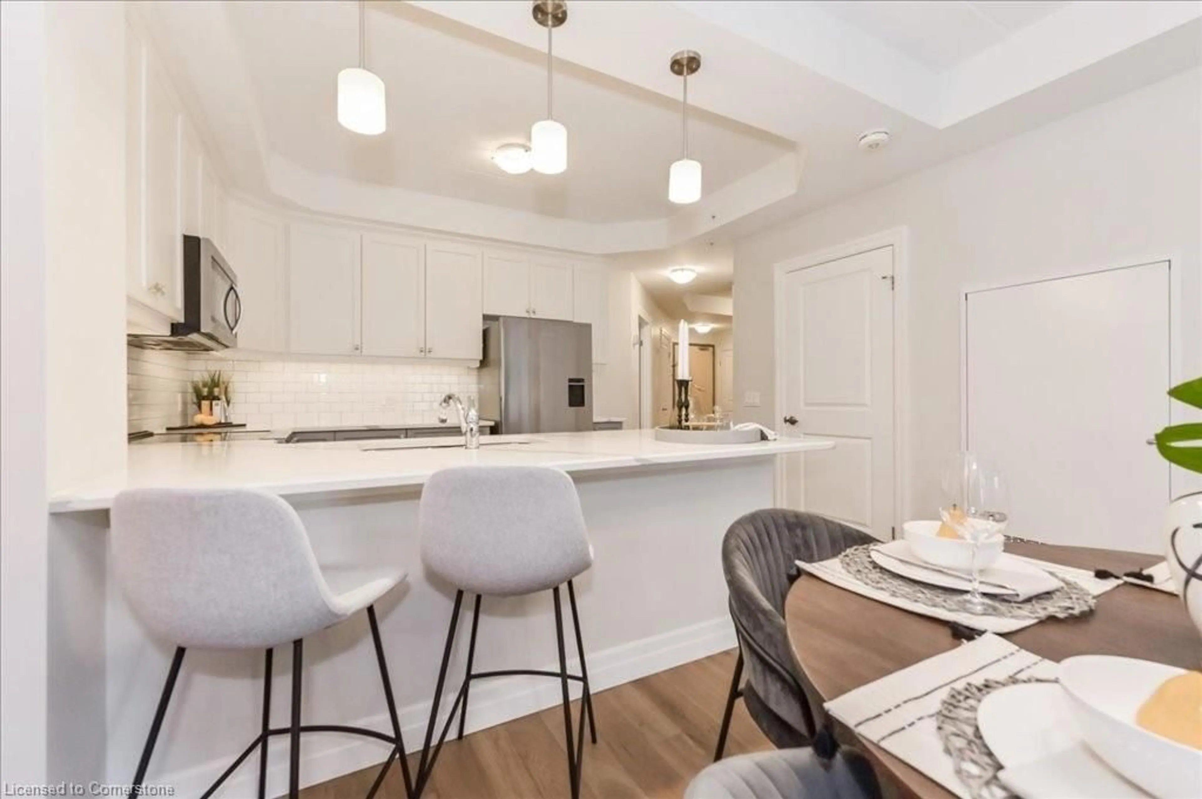 Open concept kitchen, unknown for 19 Stumpf St #103, Elora Ontario N0B 1S0