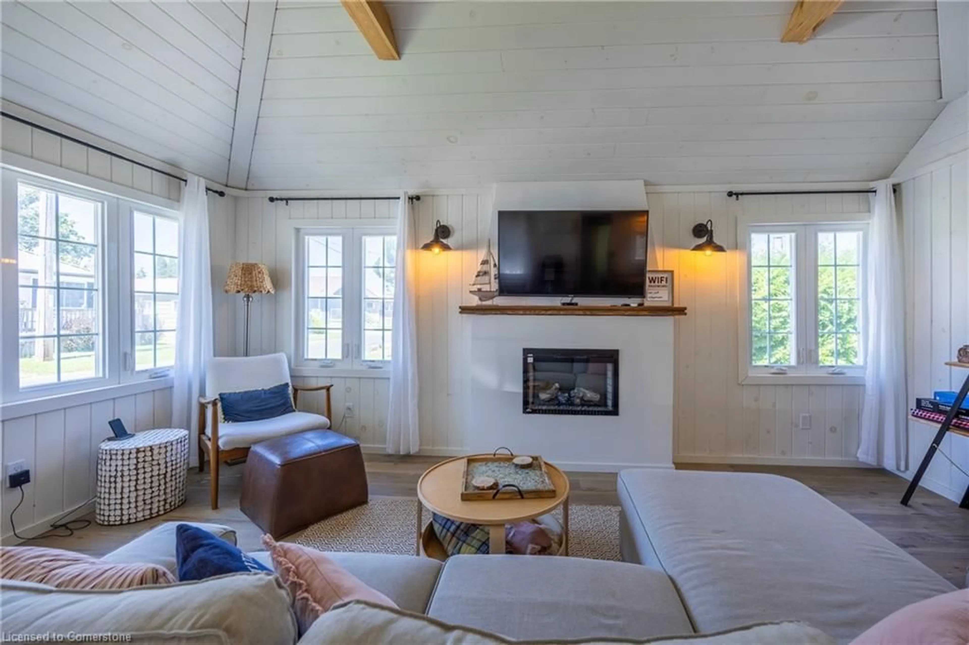 Living room with furniture, unknown for 11 Bass Lane, Long Point Ontario N0E 1M0