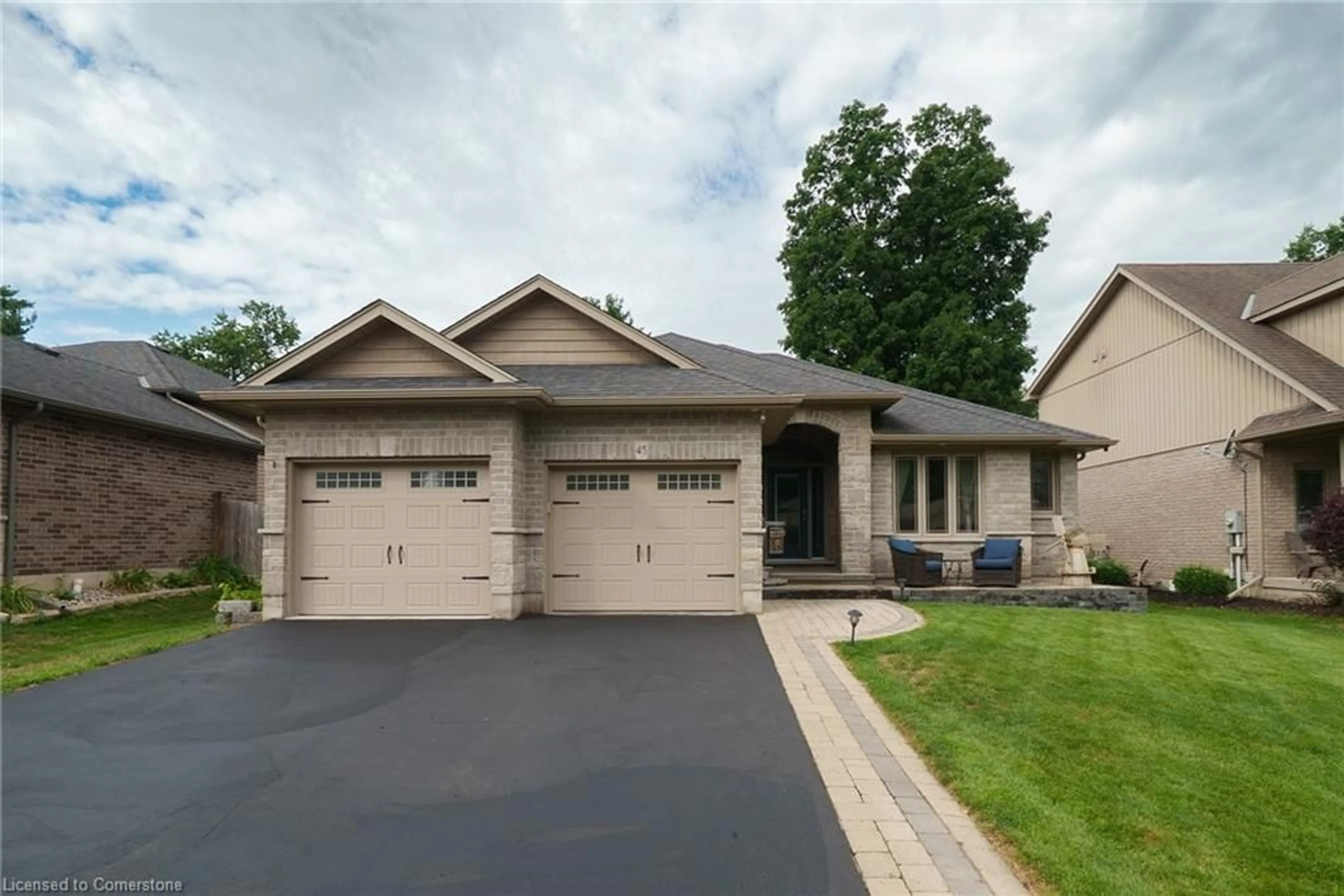 Home with brick exterior material, street for 45 Wintergreen Cres, Delhi Ontario N4B 2W5