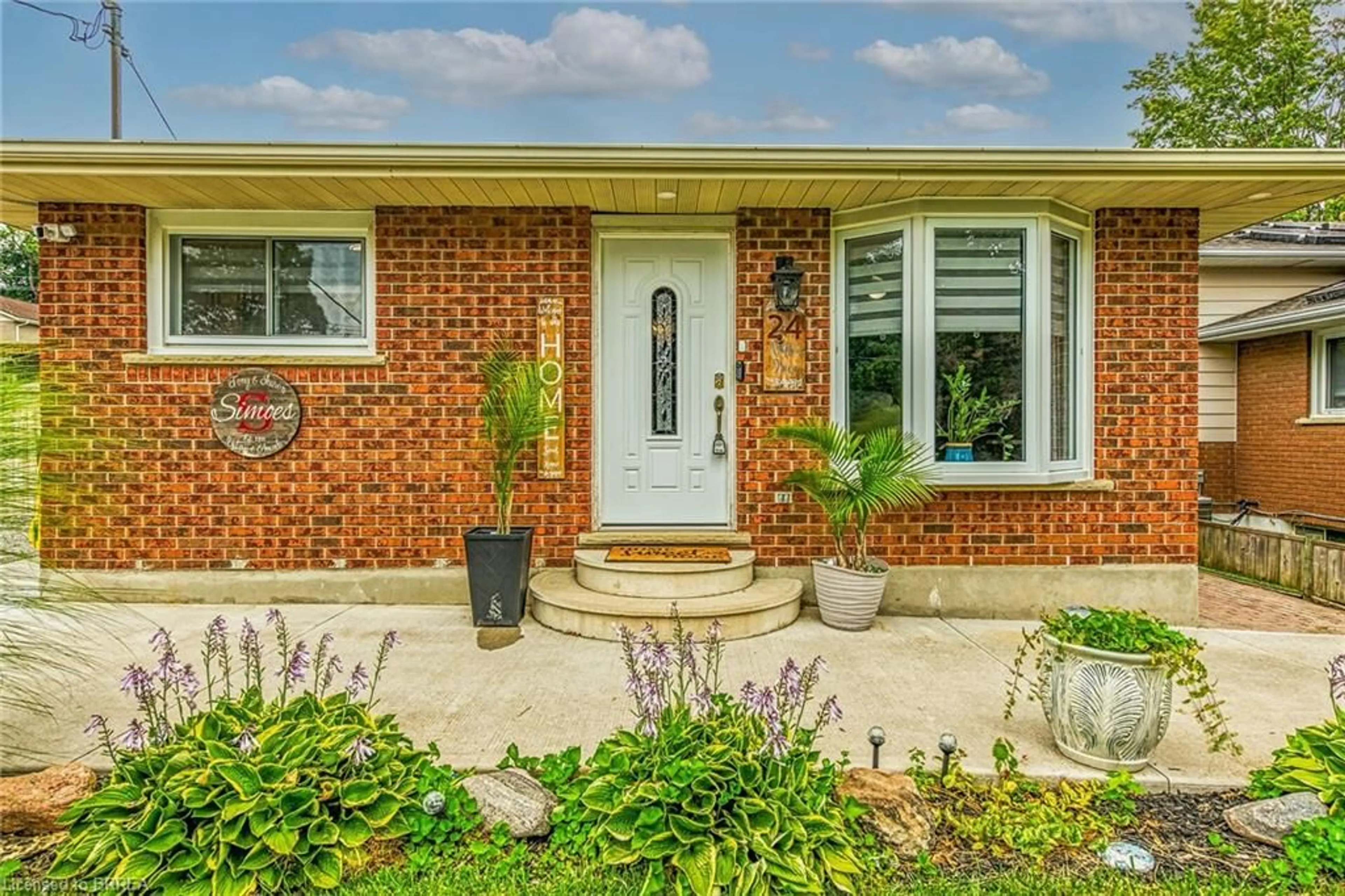 Home with brick exterior material, street for 24 Ashton Dr, Simcoe Ontario N3Y 2S4