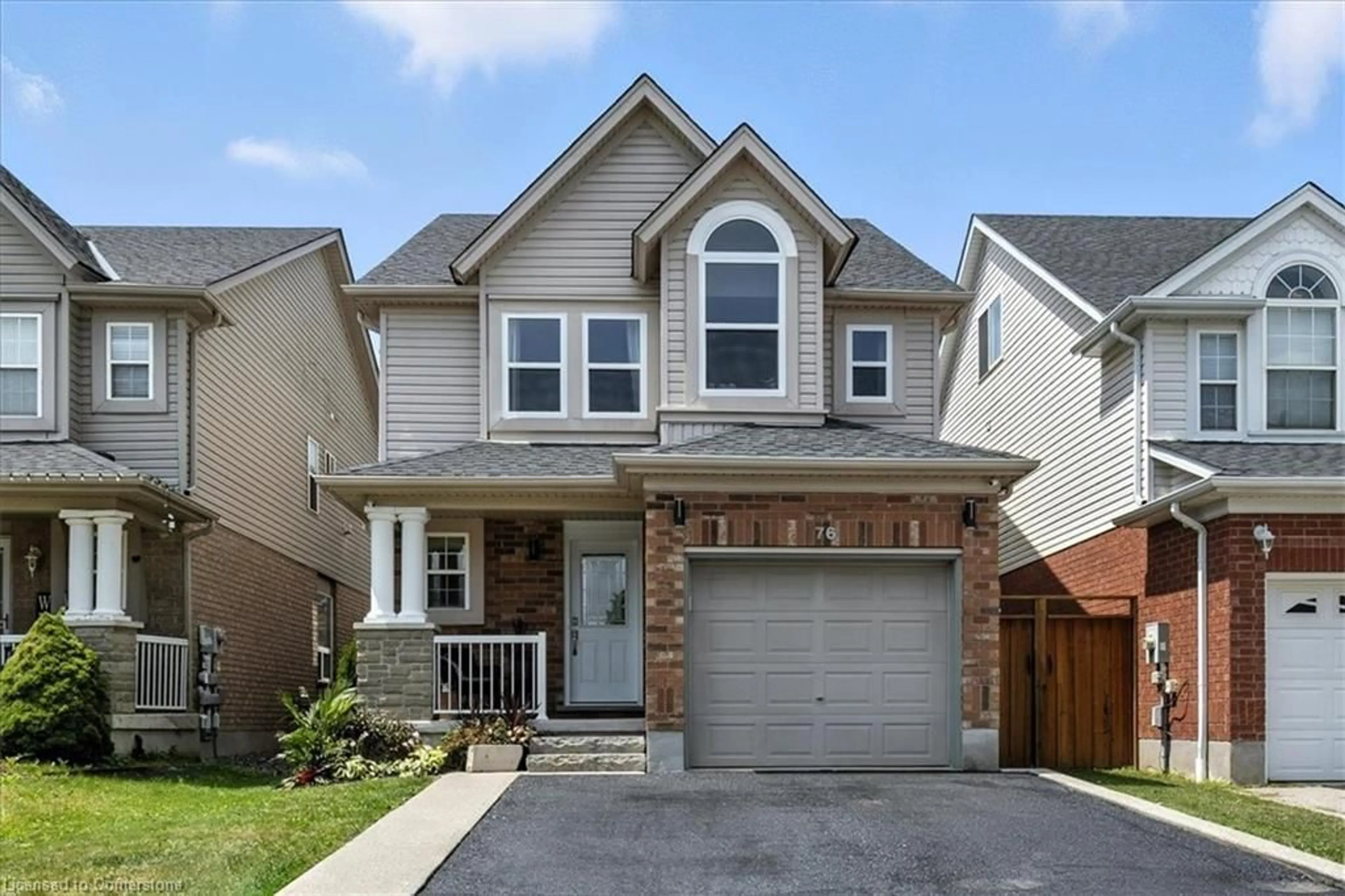 Home with brick exterior material, street for 76 Gees Way, Cambridge Ontario N3C 4M5