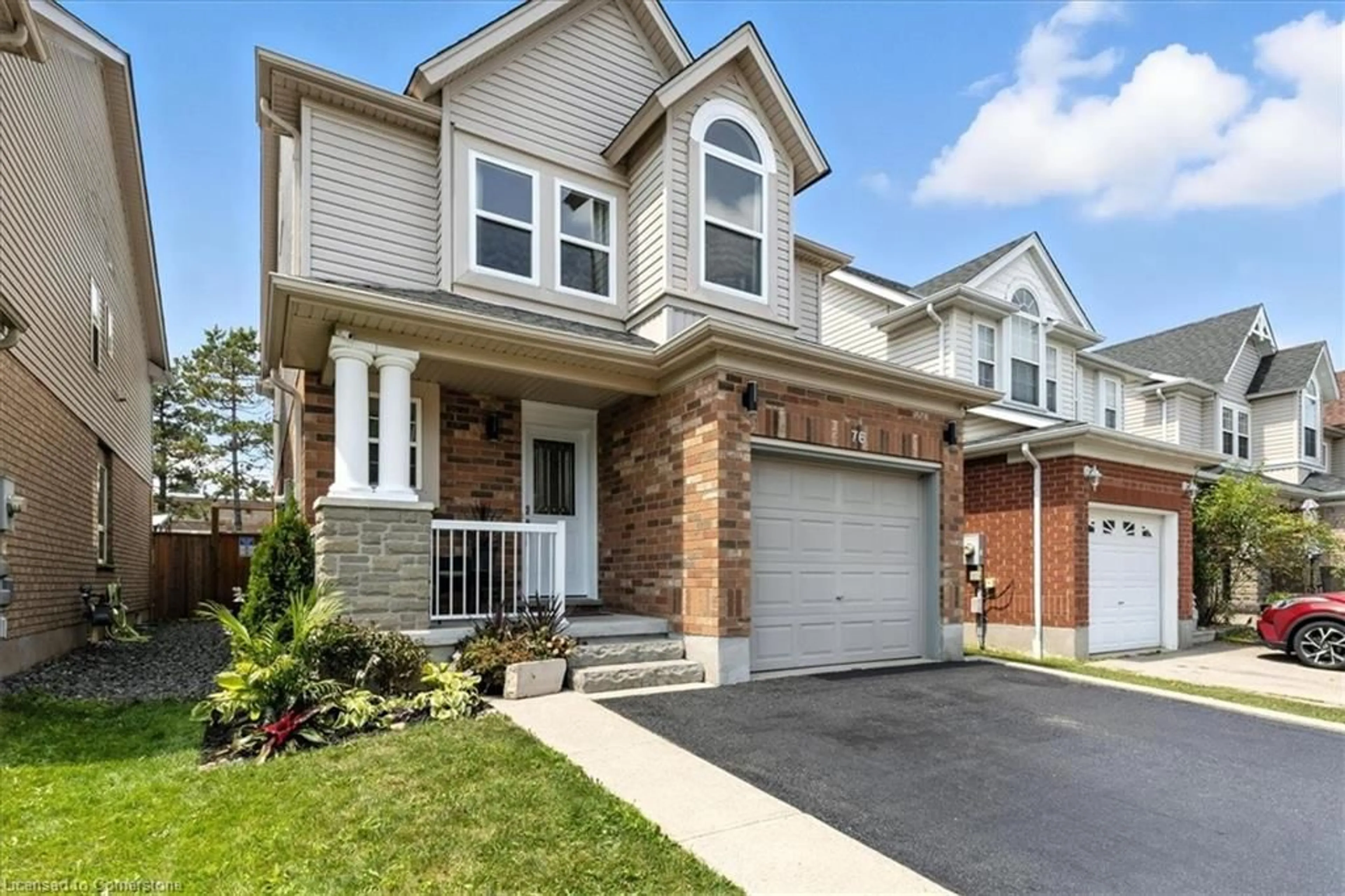 Home with brick exterior material, street for 76 Gees Way, Cambridge Ontario N3C 4M5