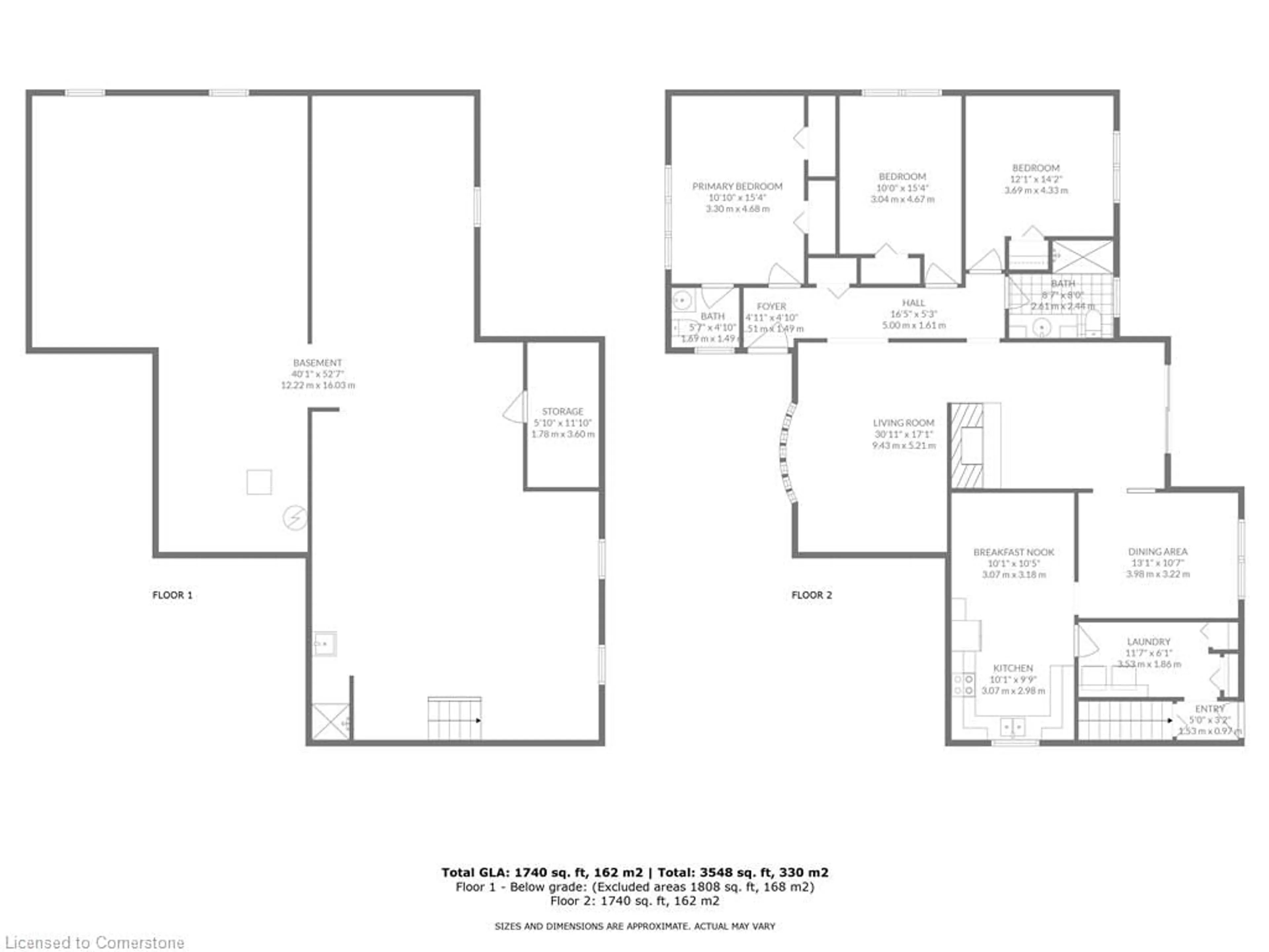 Floor plan for 210 Marshall Ave, Delhi Ontario N4B 1M2