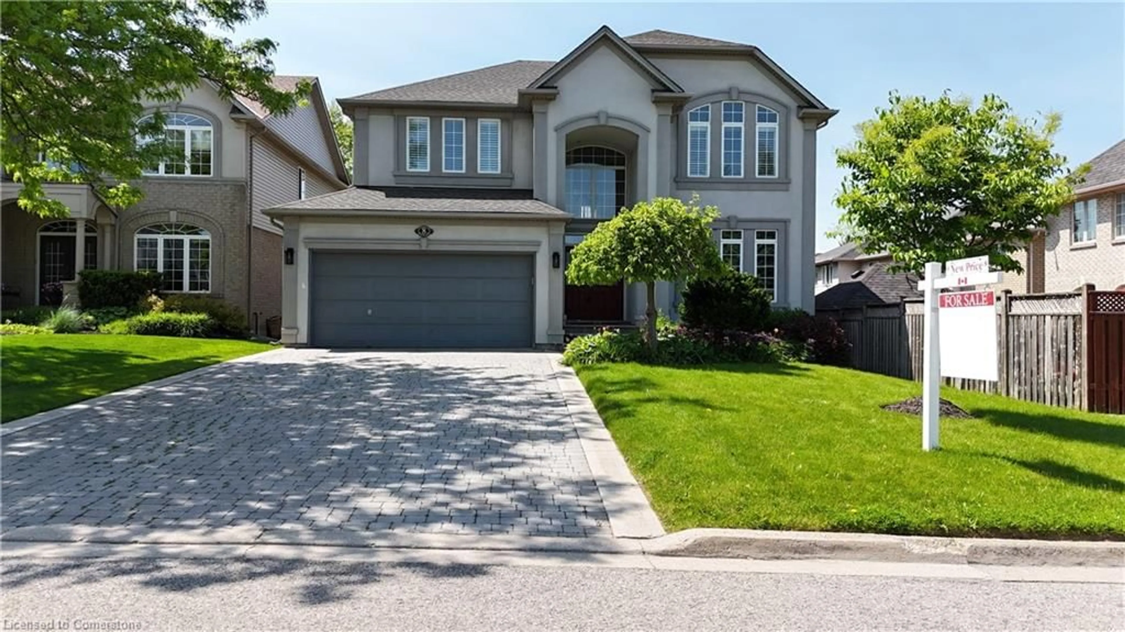 Home with vinyl exterior material, street for 8 Hackney Crt, Ancaster Ontario L9K 1M3