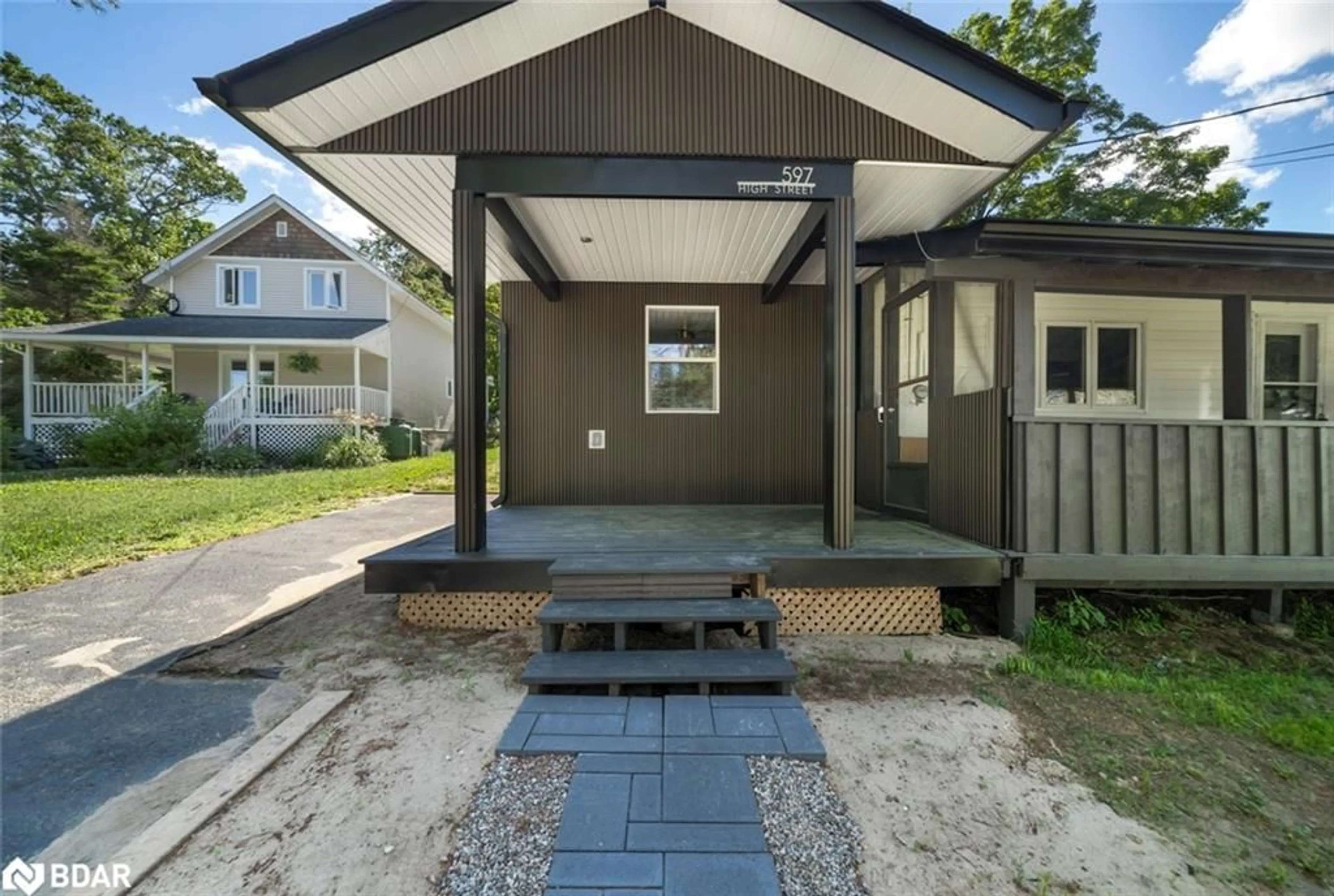 Patio, street for 597 High Street, MacTier Ontario P0C 1H0