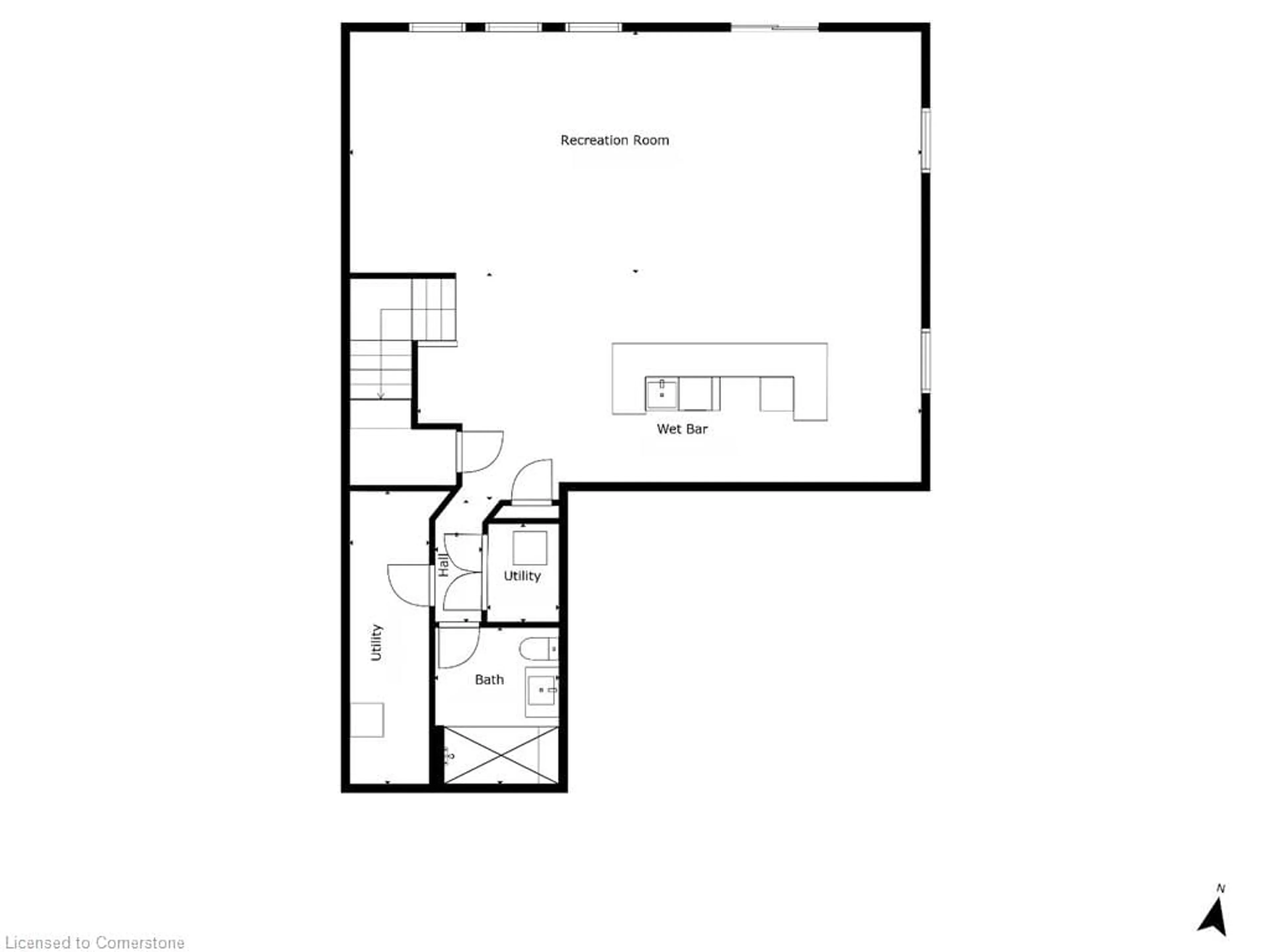 Floor plan for 554 Bridgemill Cres, Kitchener Ontario N2A 0K3