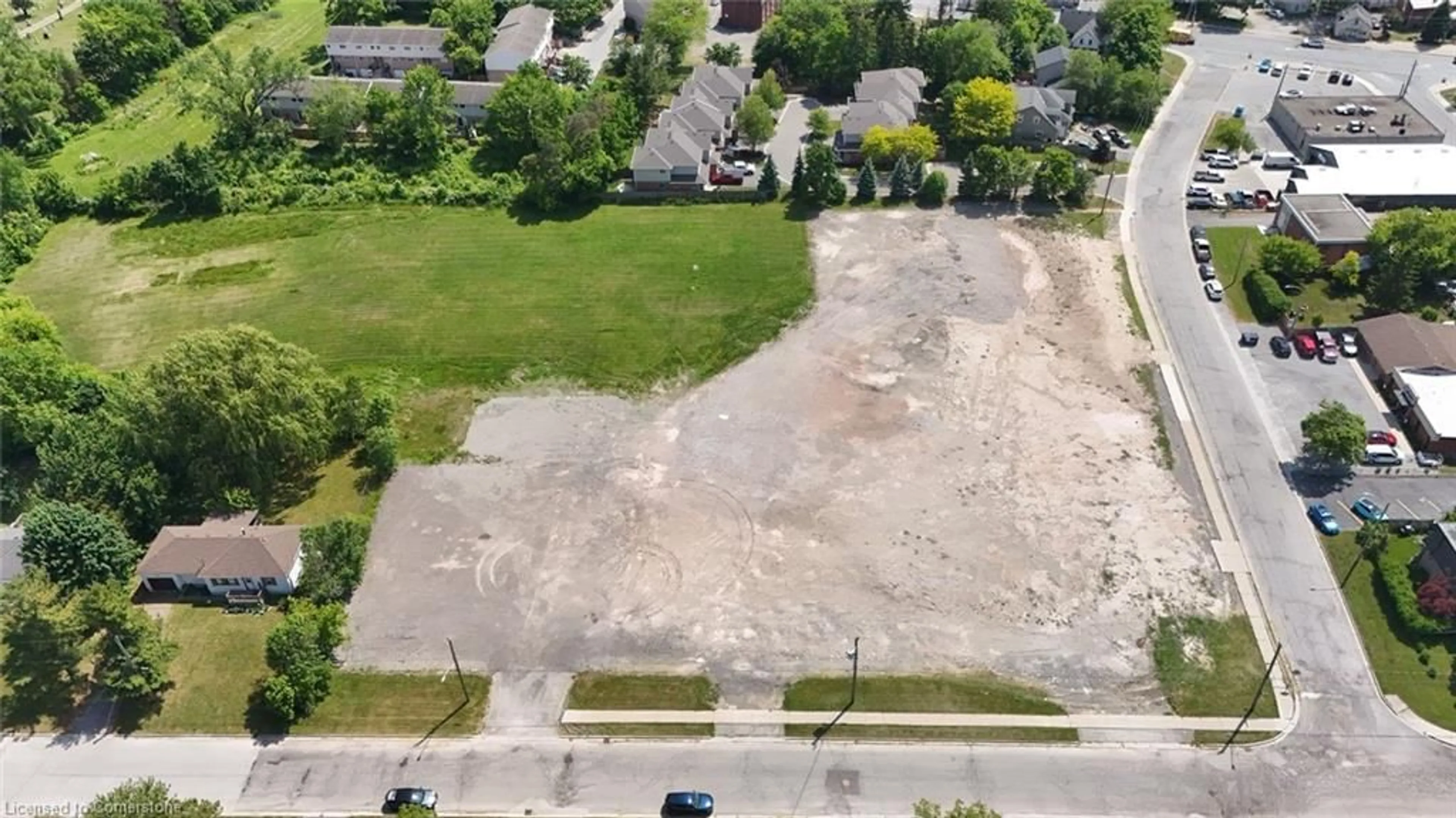 A pic from outside/outdoor area/front of a property/back of a property/a pic from drone, street for 0 Morgan Ave #Lot 3, Smithville Ontario L0R 2A0