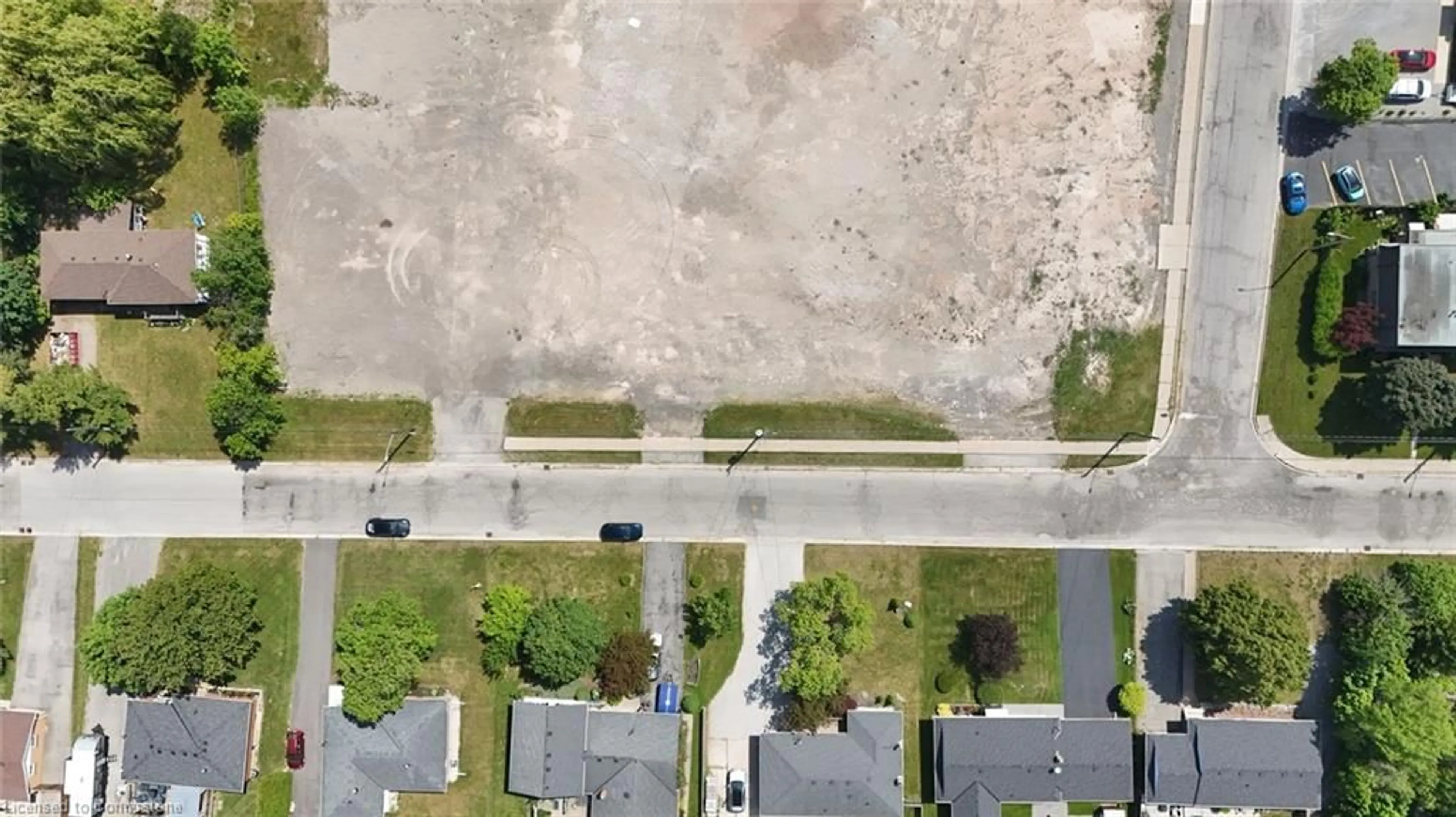 A pic from outside/outdoor area/front of a property/back of a property/a pic from drone, street for 0 Morgan Ave #Lot 3, Smithville Ontario L0R 2A0